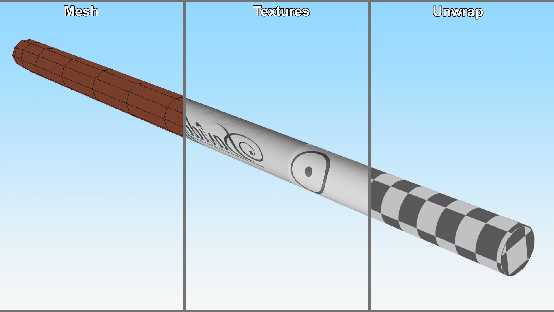 3D model Cigarette Davidoff White Super Slim