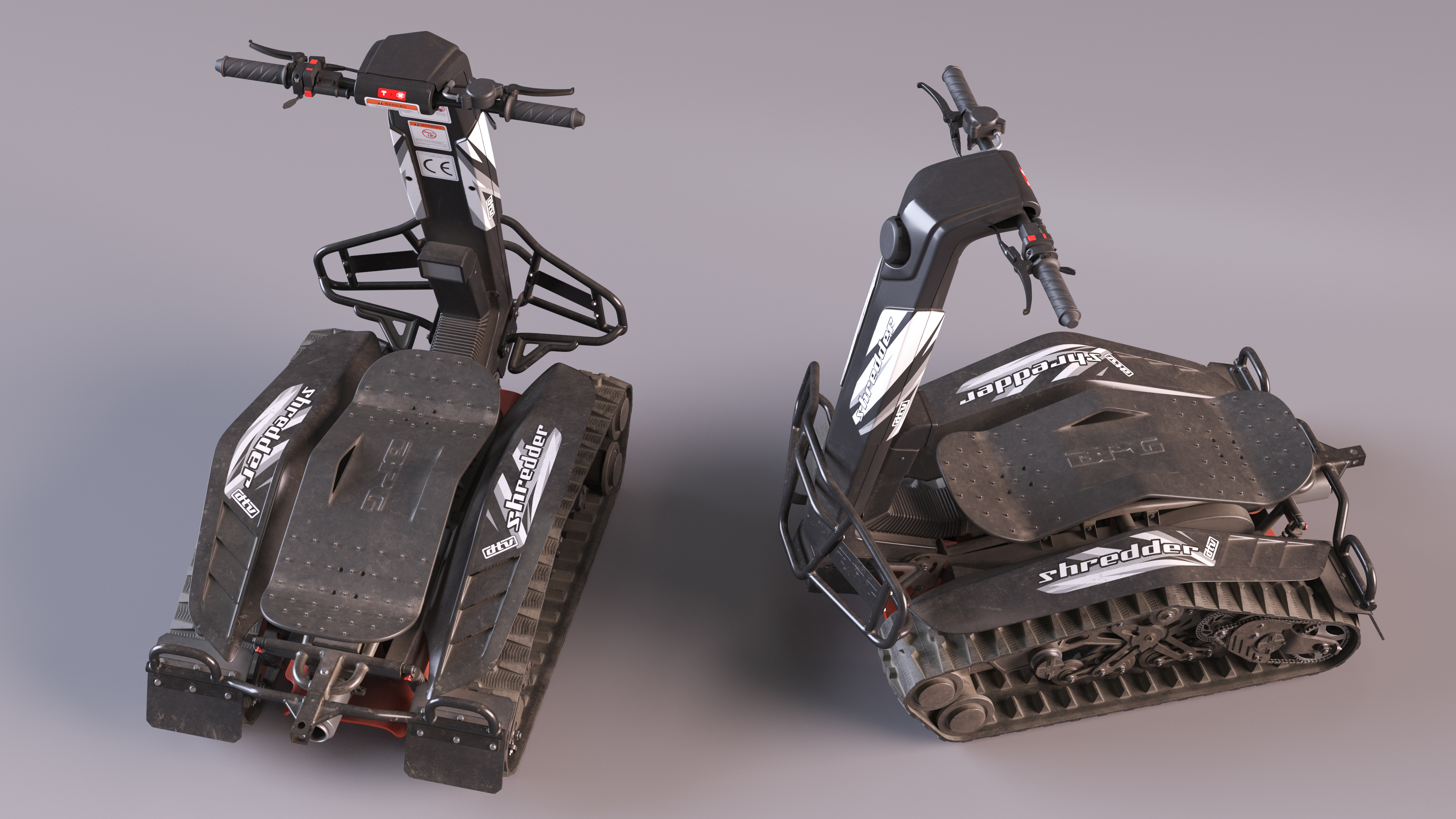 Dusted Stands Up DTV Shredder 3D model