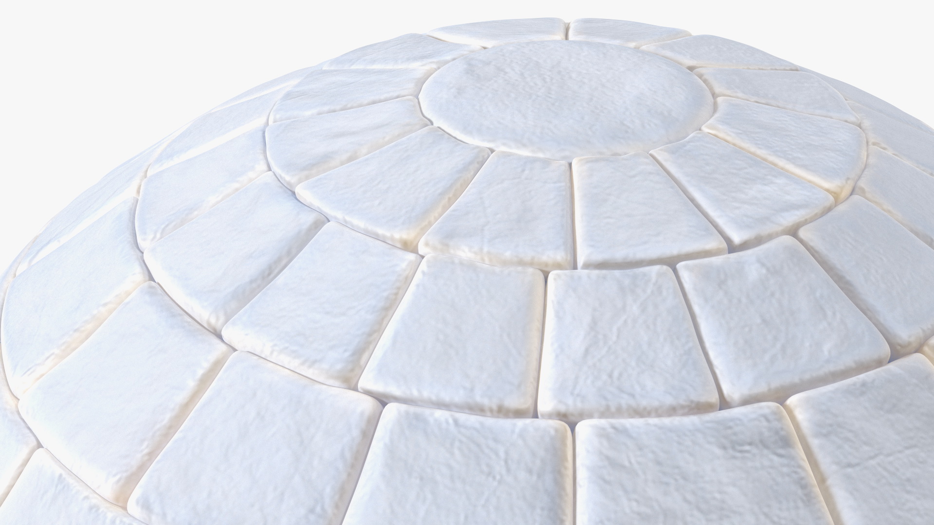 3D Eskimos Igloo Glows at Night model