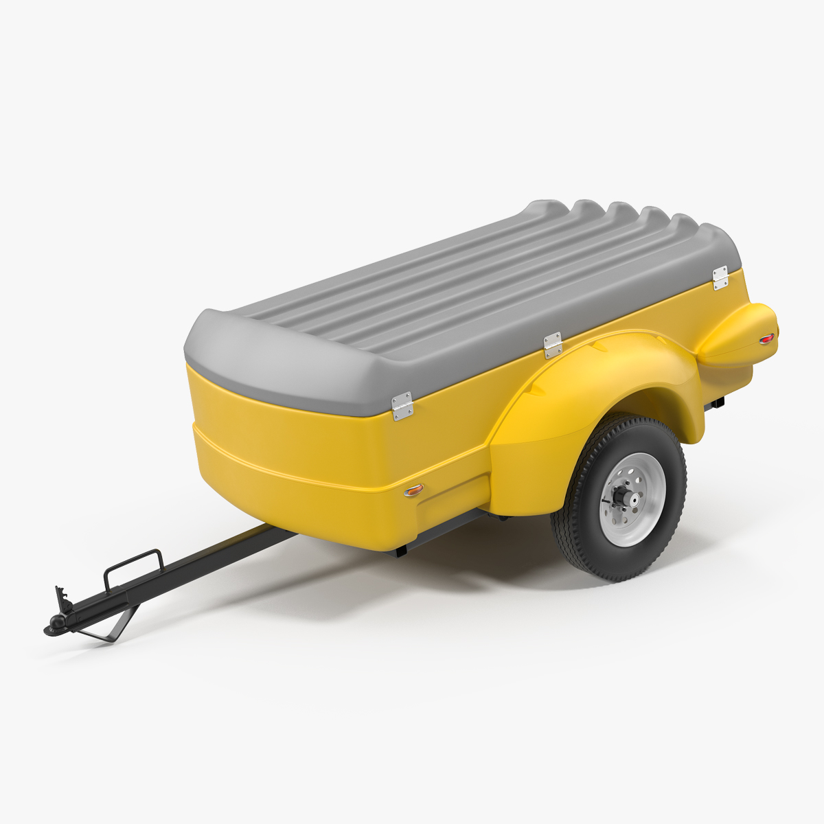 Mini Cargo Utility Trailer 3D Model, view 3