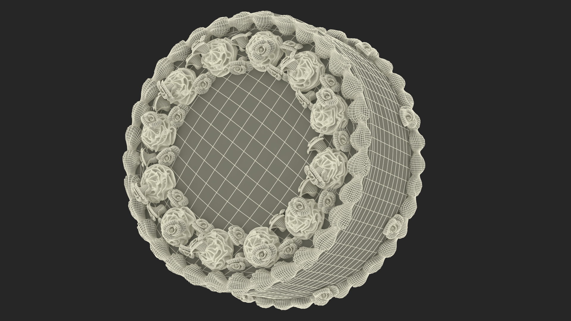Cream Cake Sweet Dessert 3D model