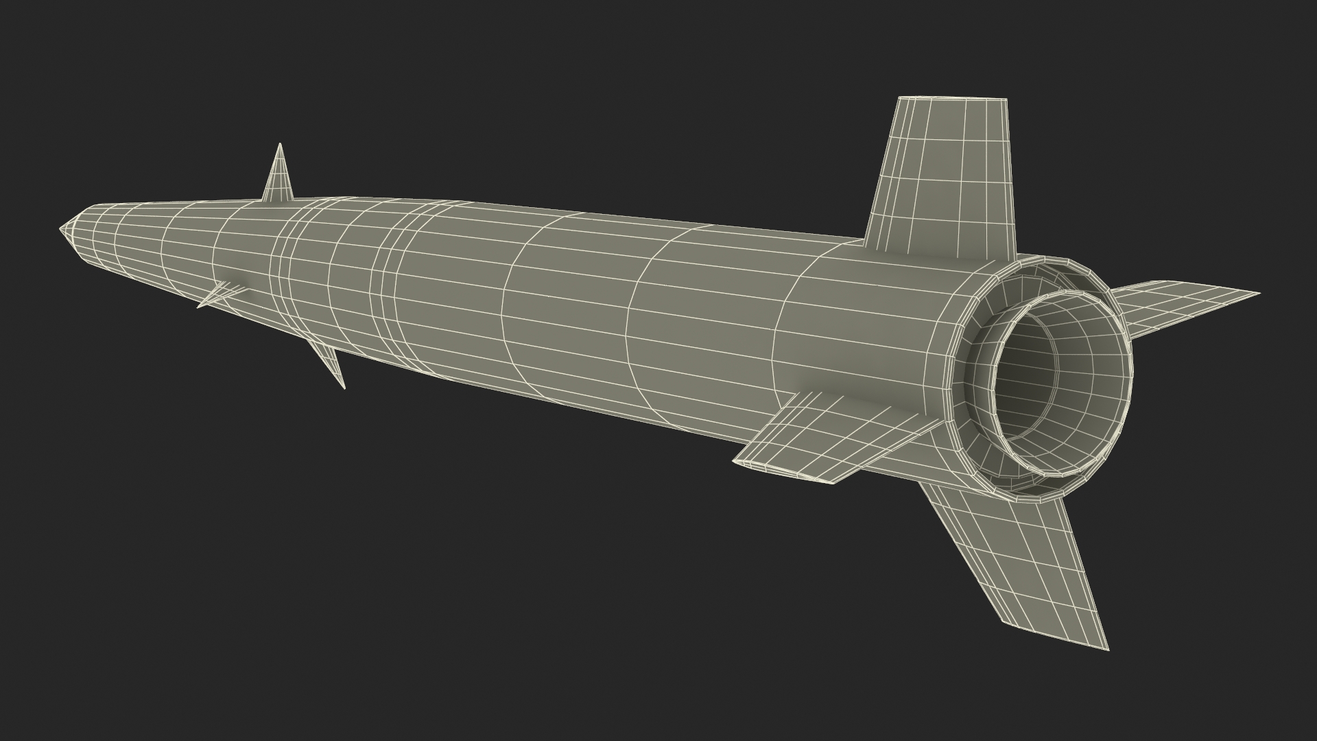 3D Strategic Strike Weapon model