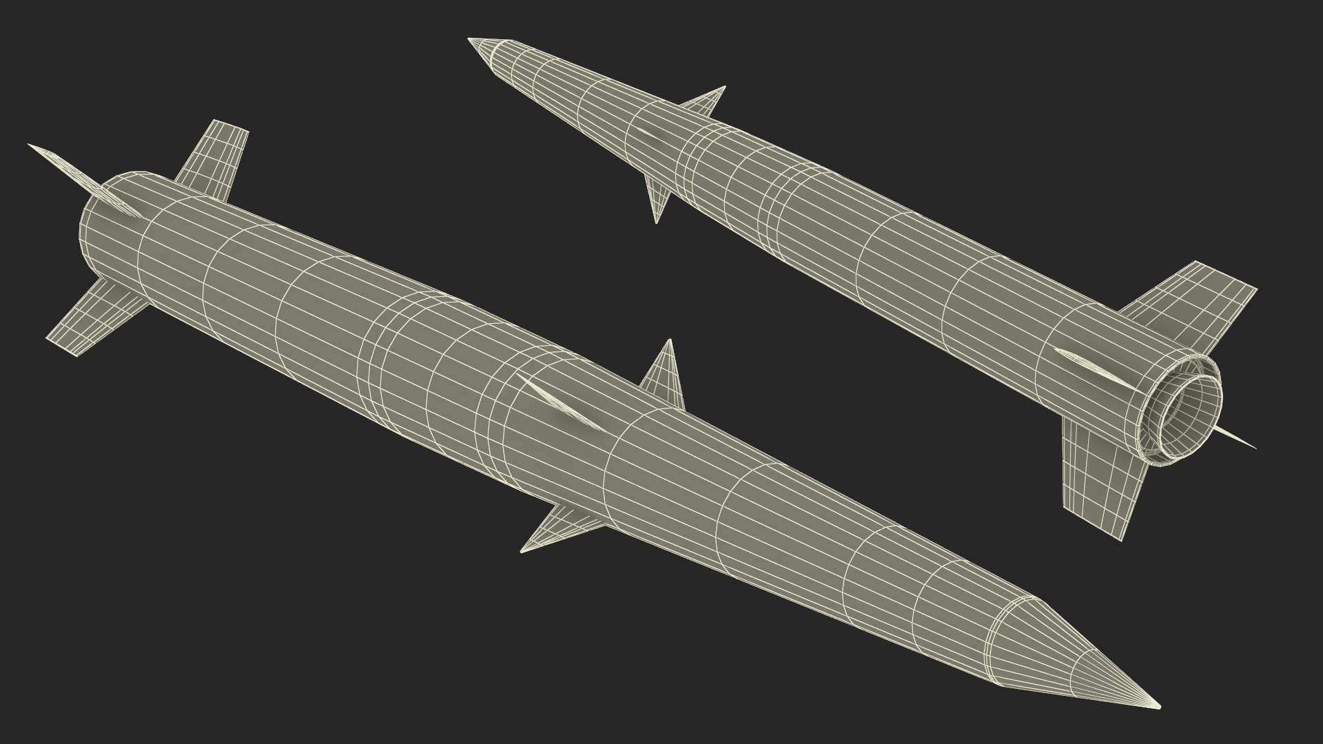 3D Strategic Strike Weapon model