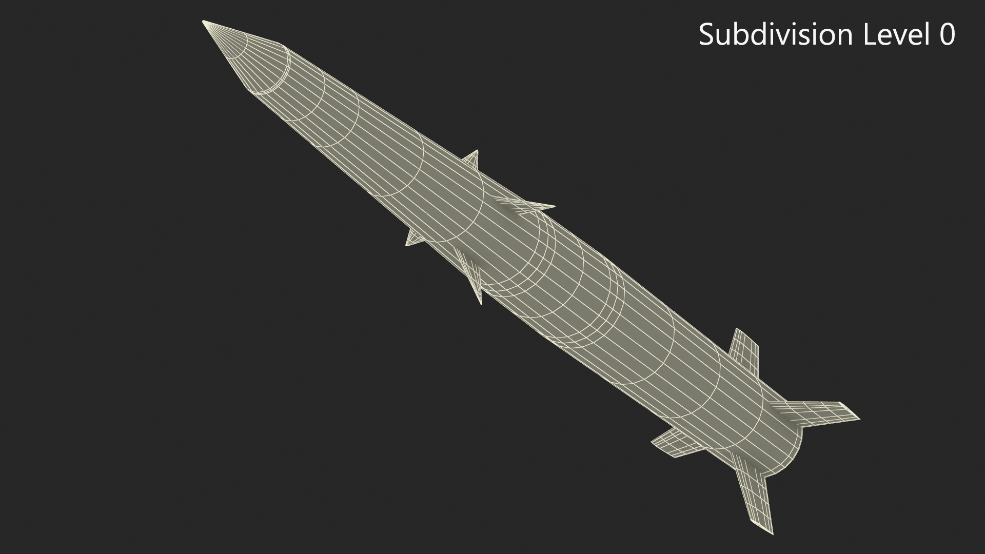 3D Strategic Strike Weapon model