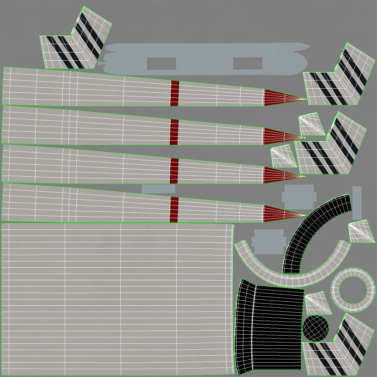 3D Strategic Strike Weapon model