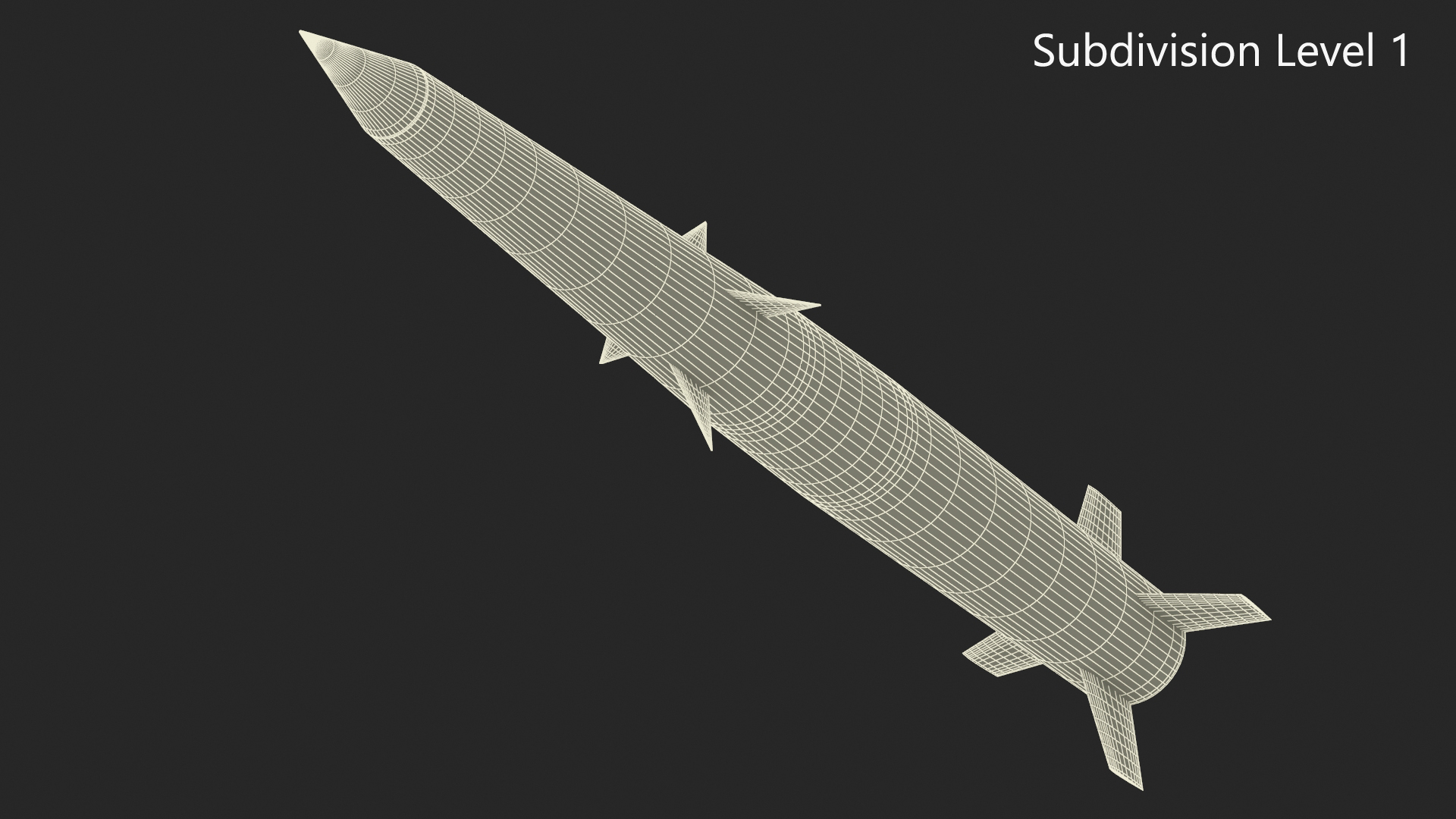 3D Strategic Strike Weapon model
