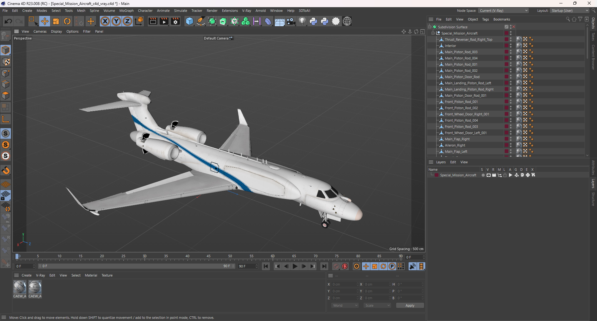 Special Mission Aircraft 3D model