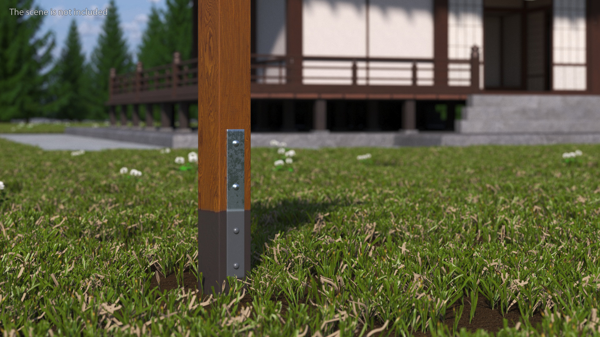 Asian Street Lamp 3D