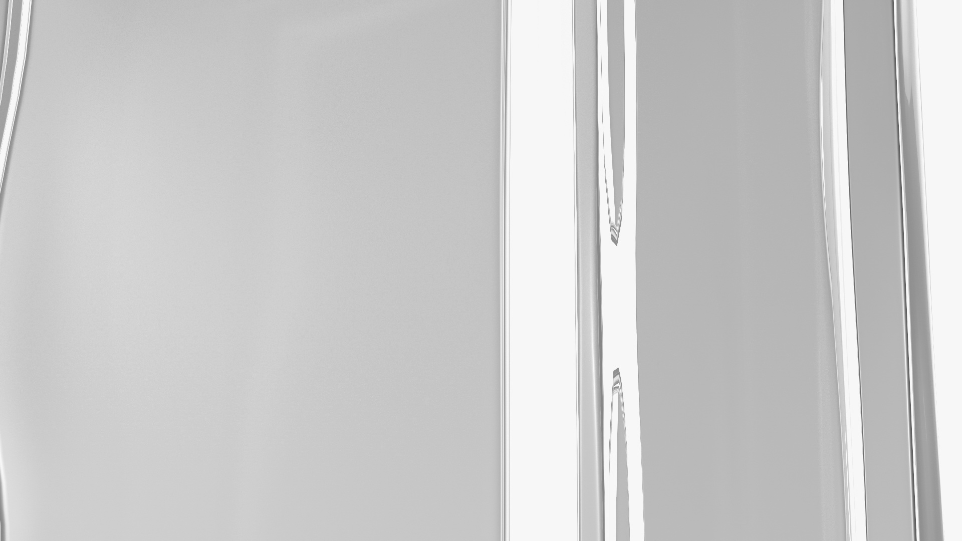 Clear Square Glass Block 3D model