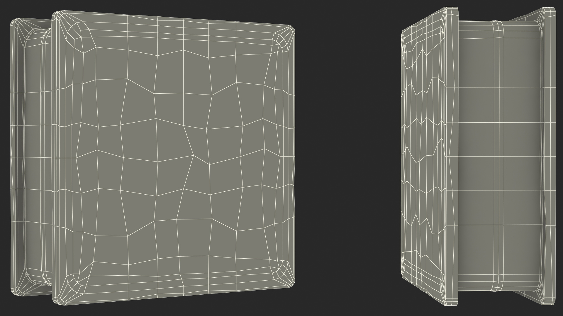 Clear Square Glass Block 3D model