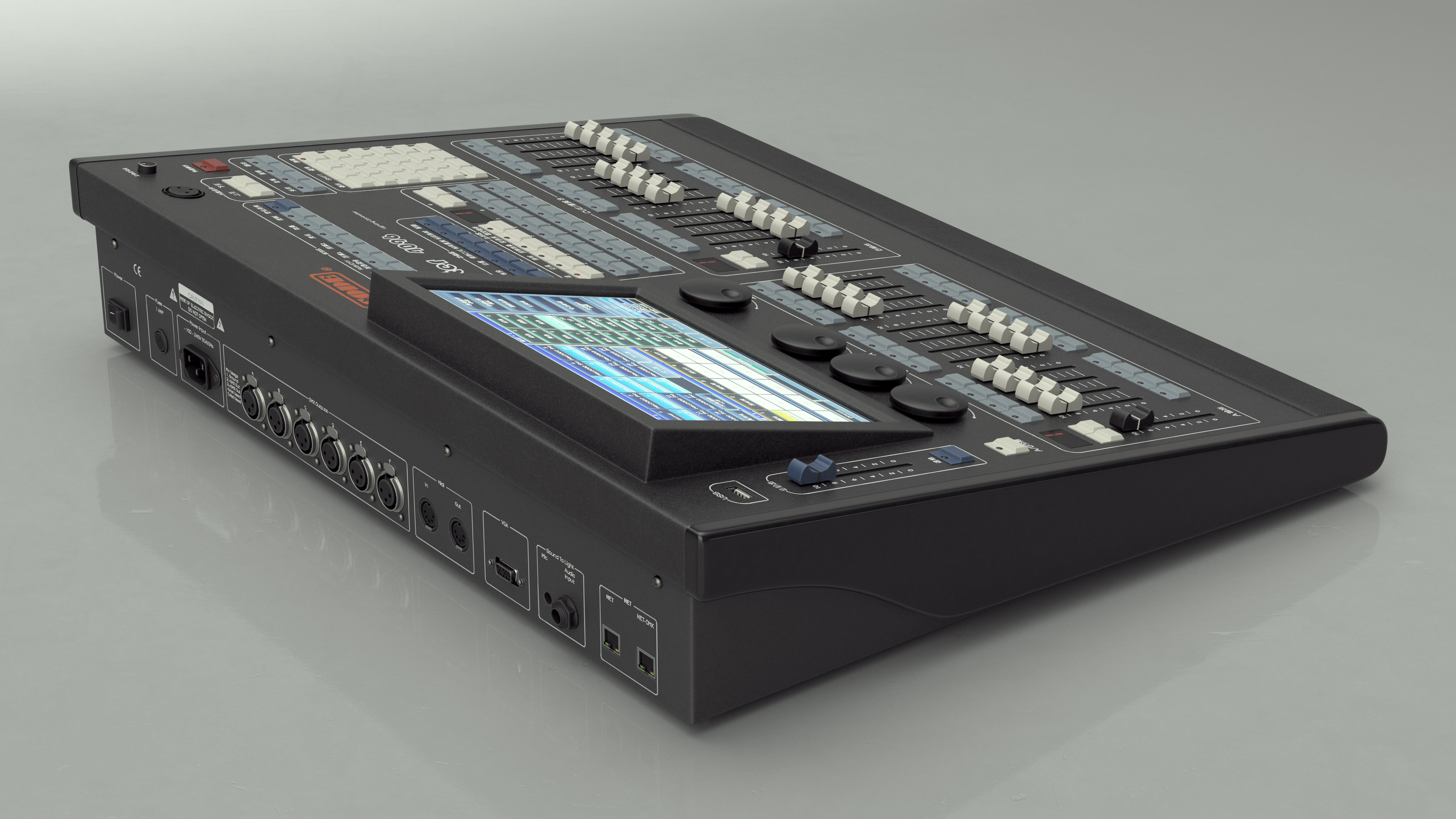3D Code Master Light Controller Turned On model