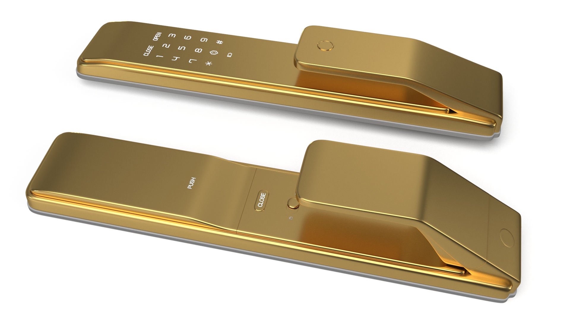 3D model Smart Lock Gold