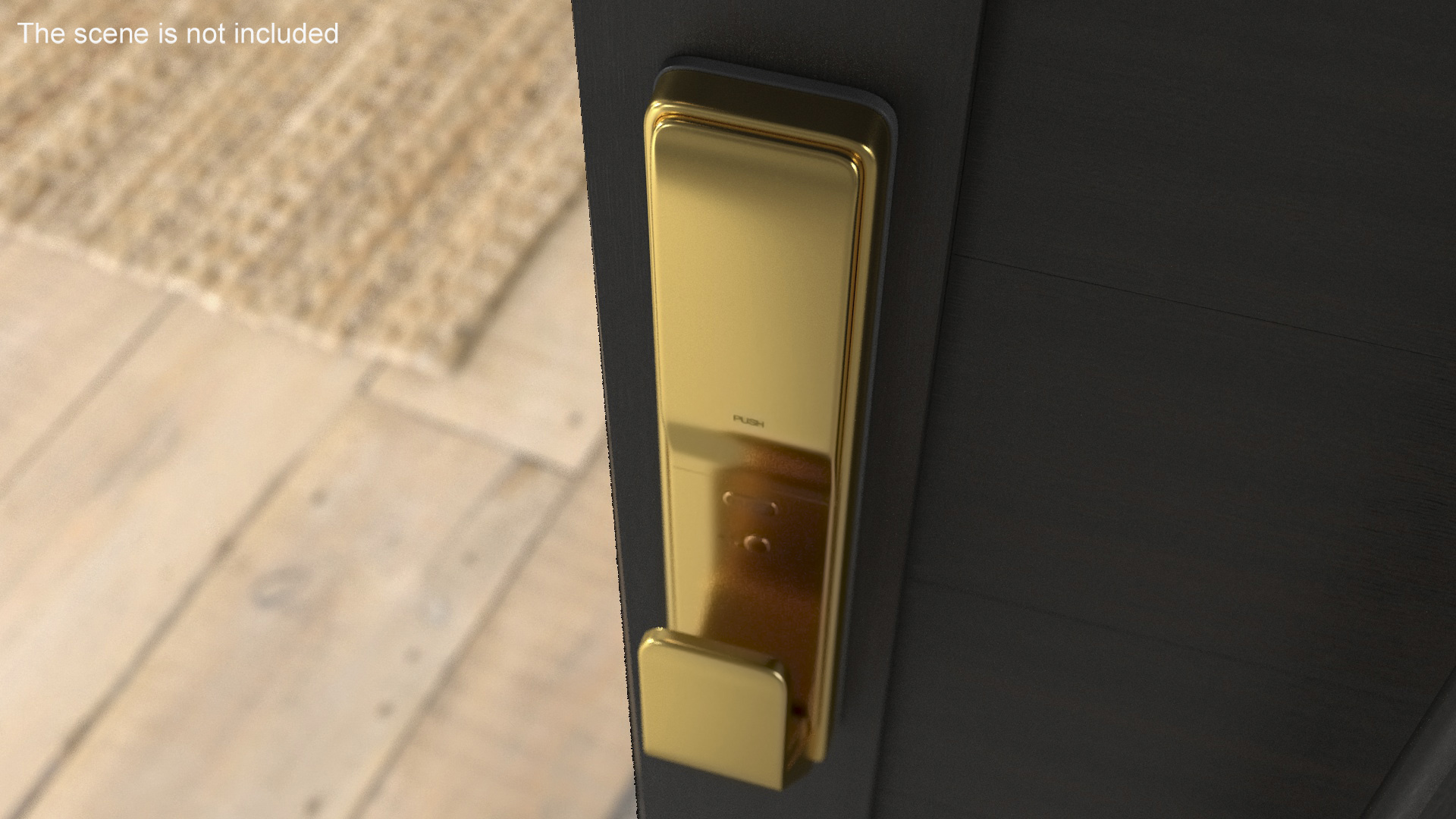 3D model Smart Lock Gold