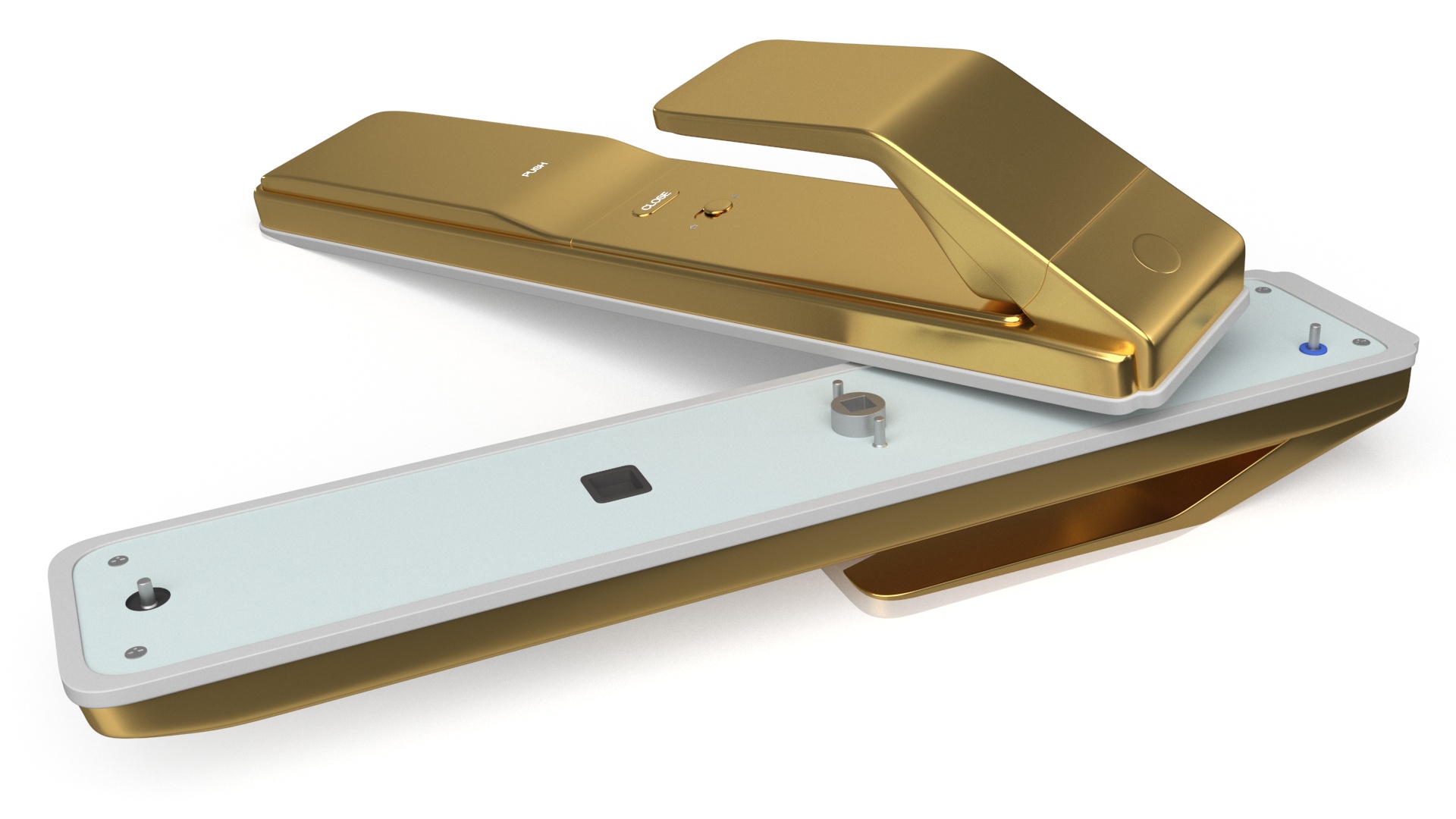 3D model Smart Lock Gold
