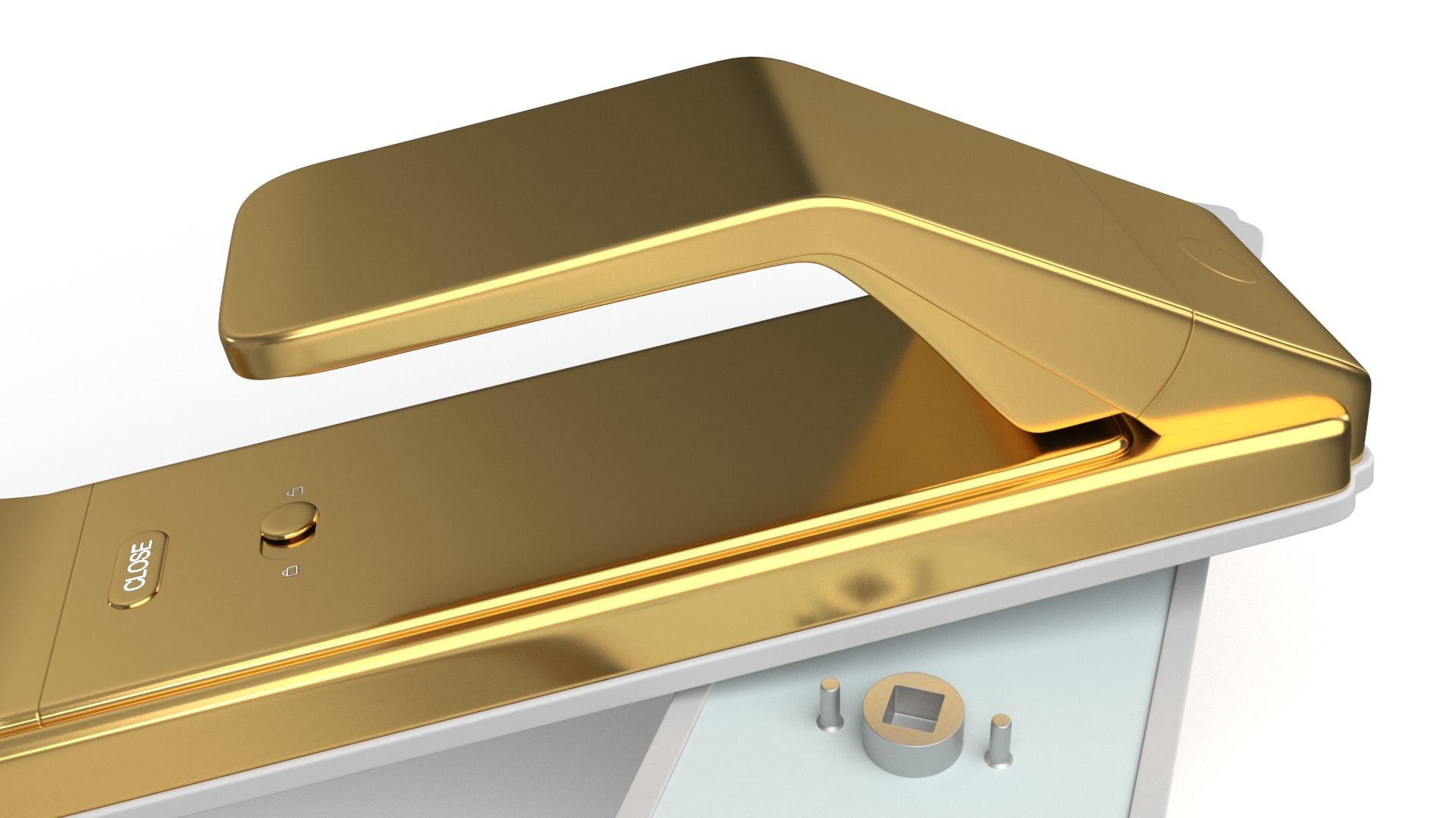 3D model Smart Lock Gold