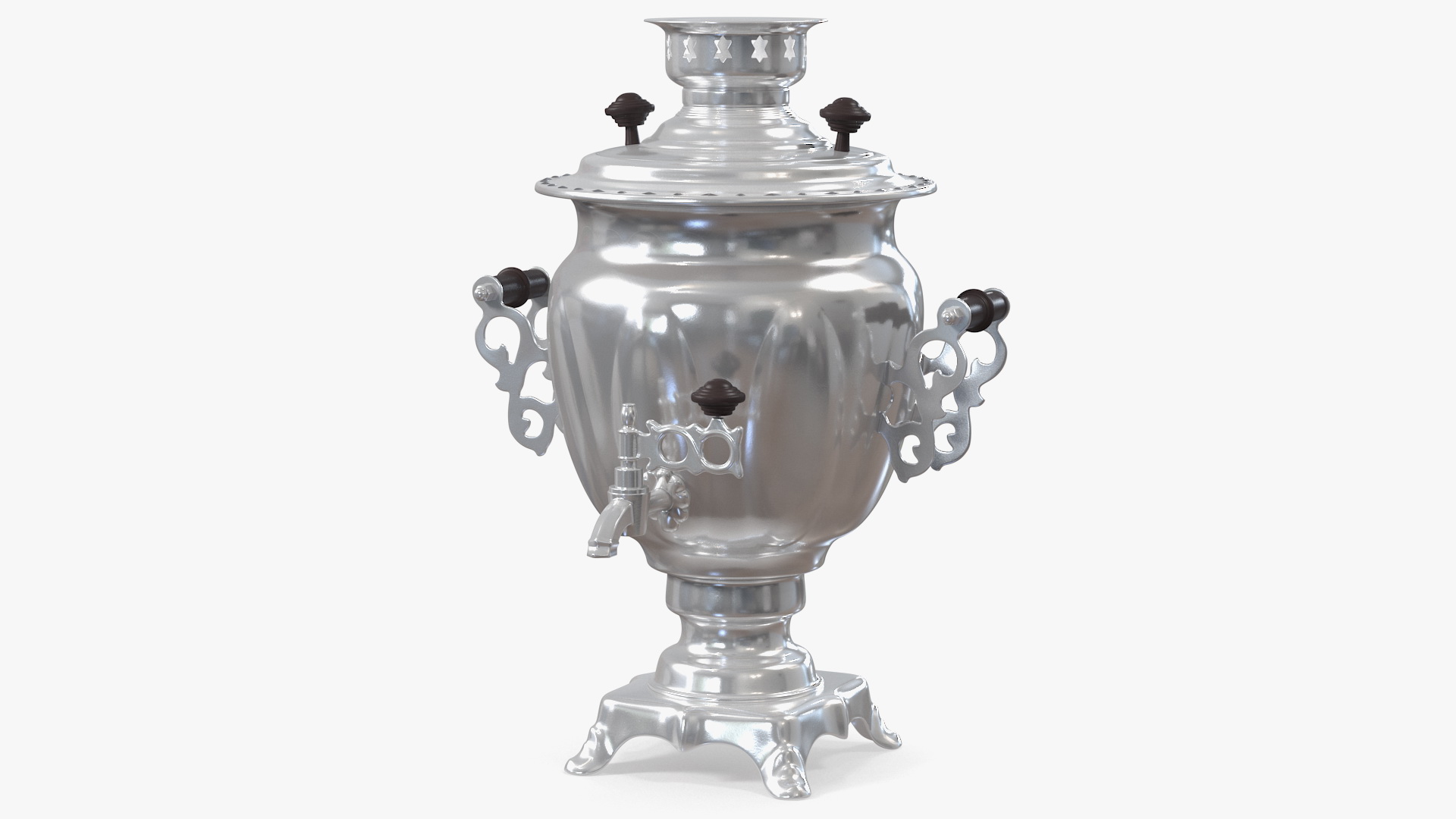 Russian Vintage Electric Samovar 3D