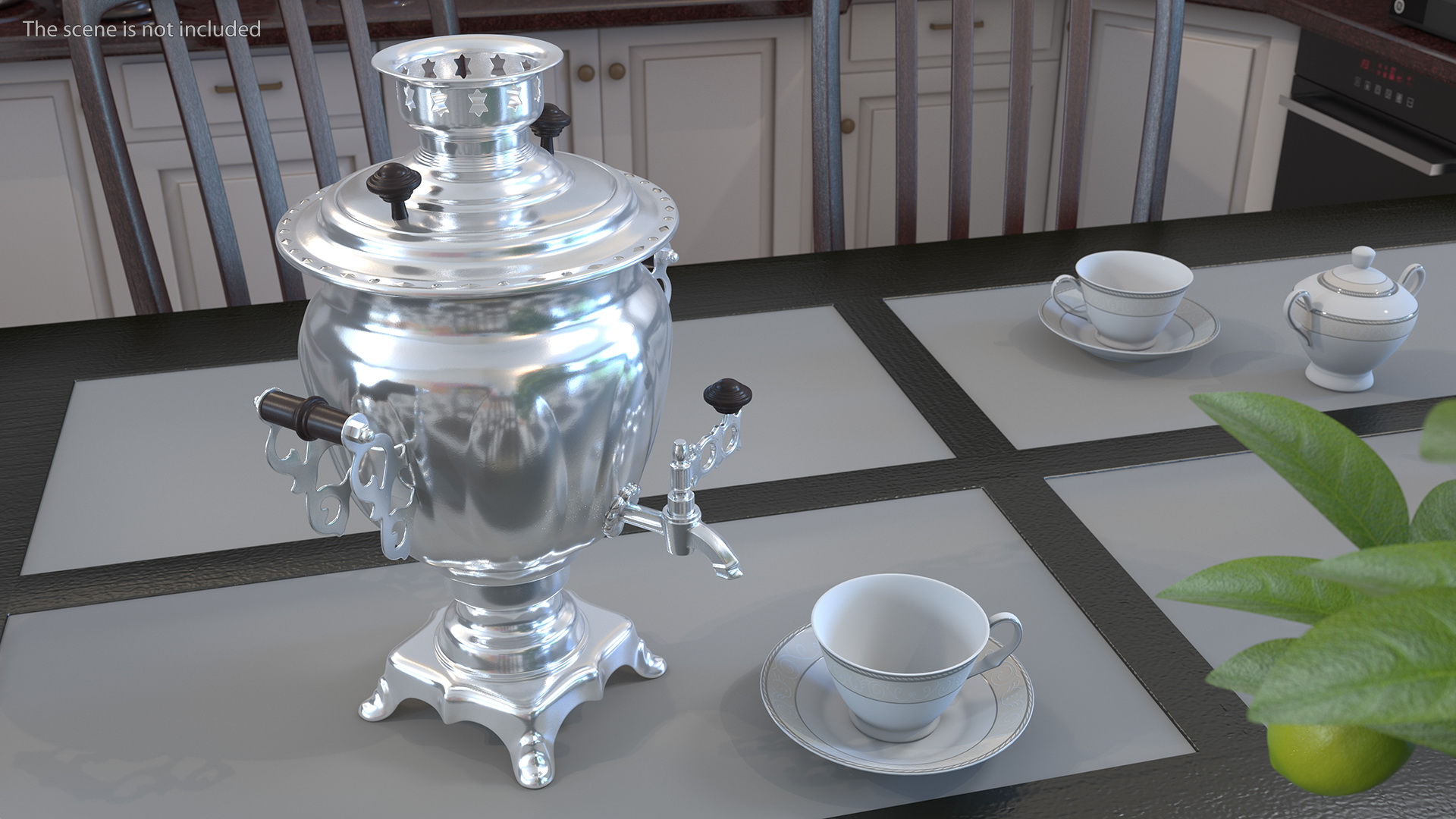 Russian Vintage Electric Samovar 3D