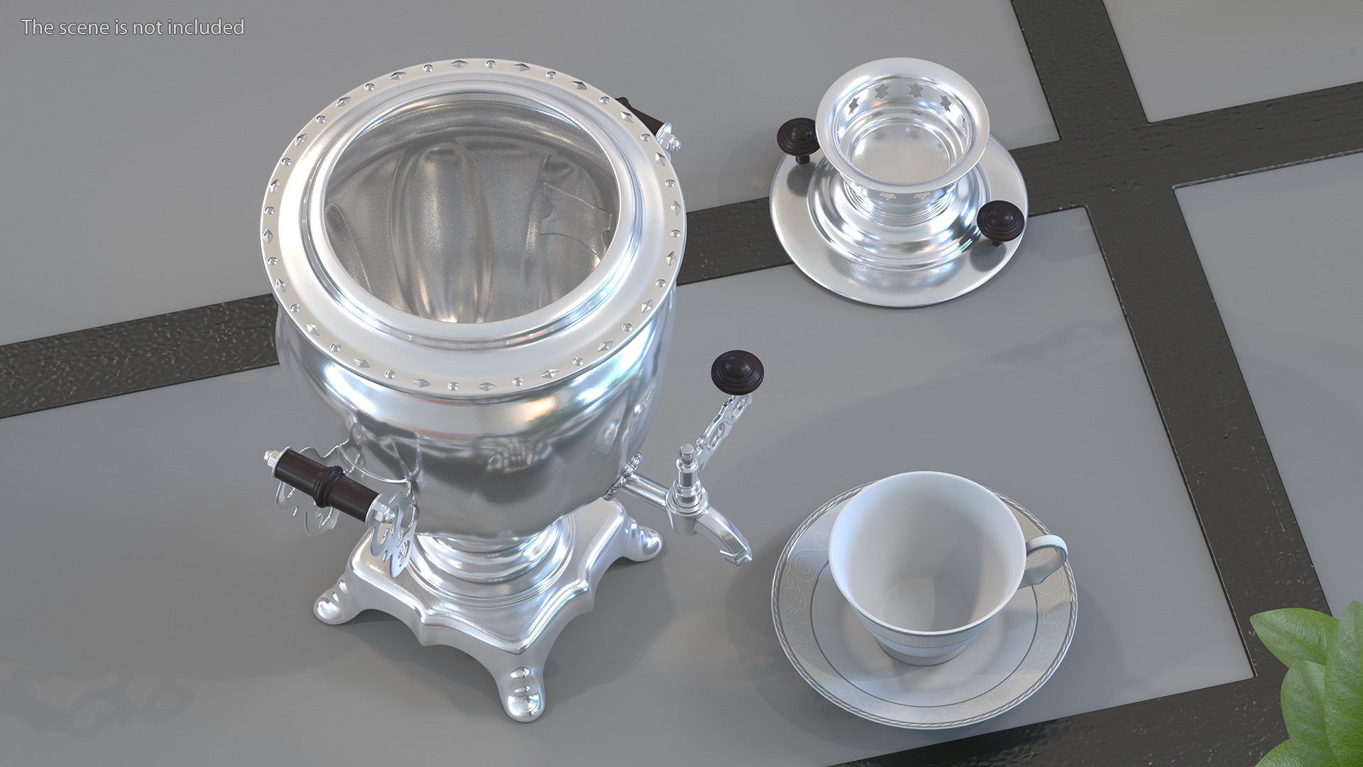 Russian Vintage Electric Samovar 3D