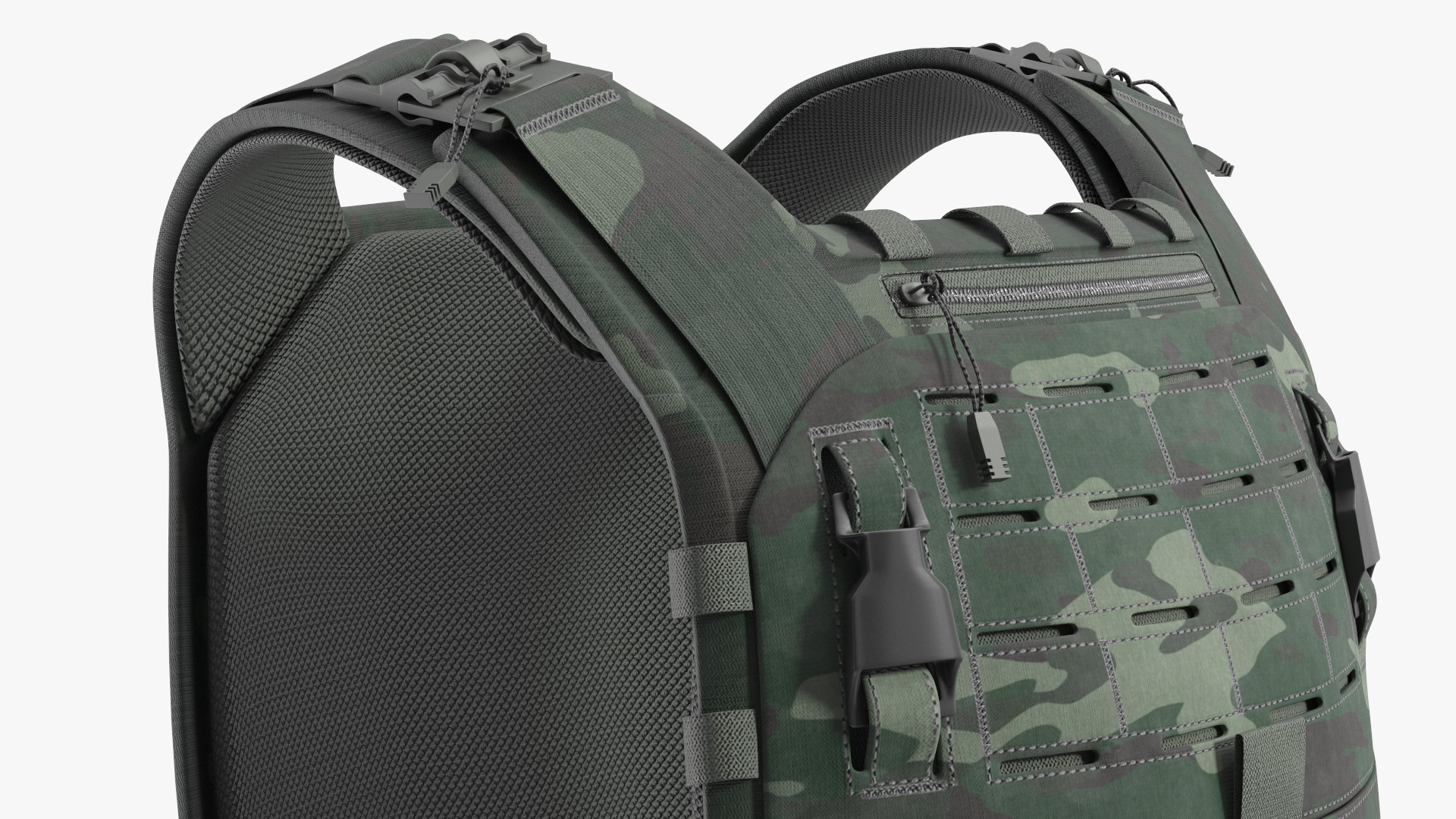 Adjustable Bulletproof Vest 3D