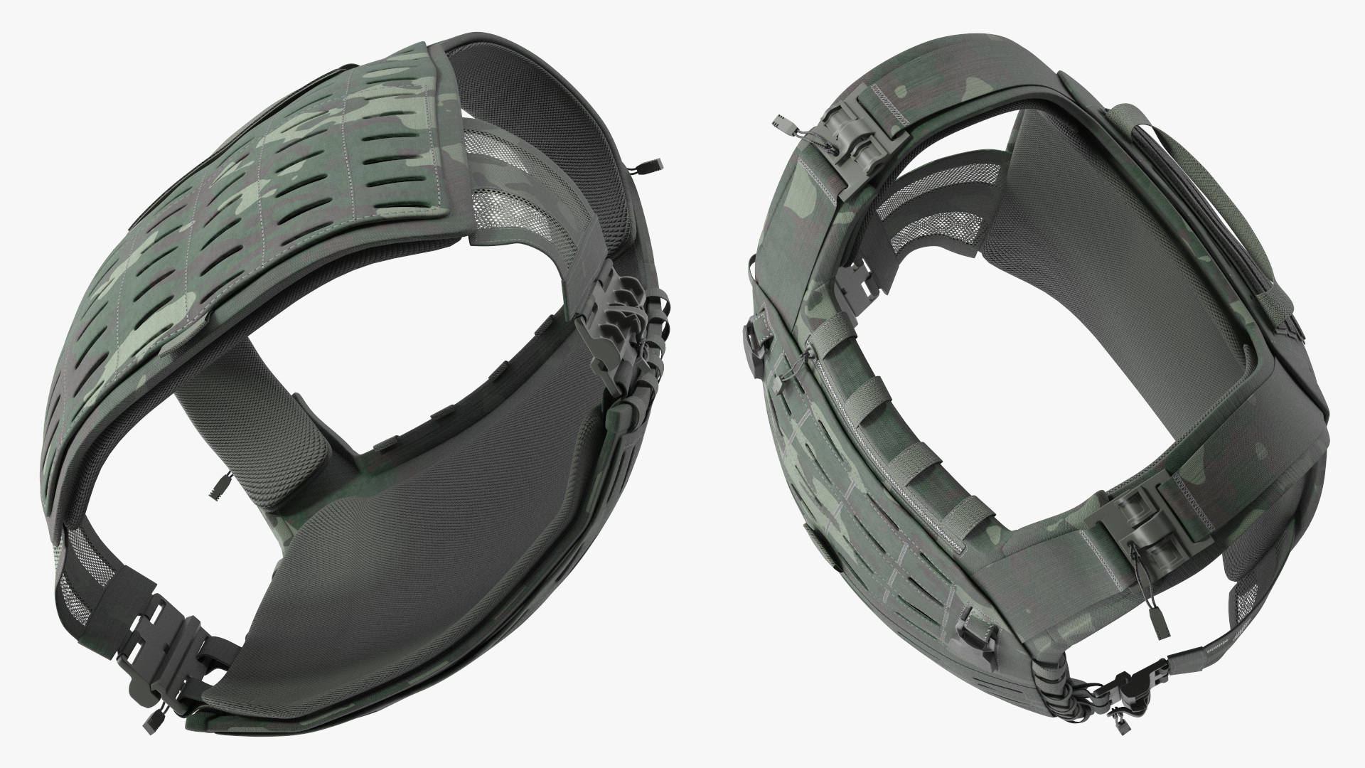 Adjustable Bulletproof Vest 3D