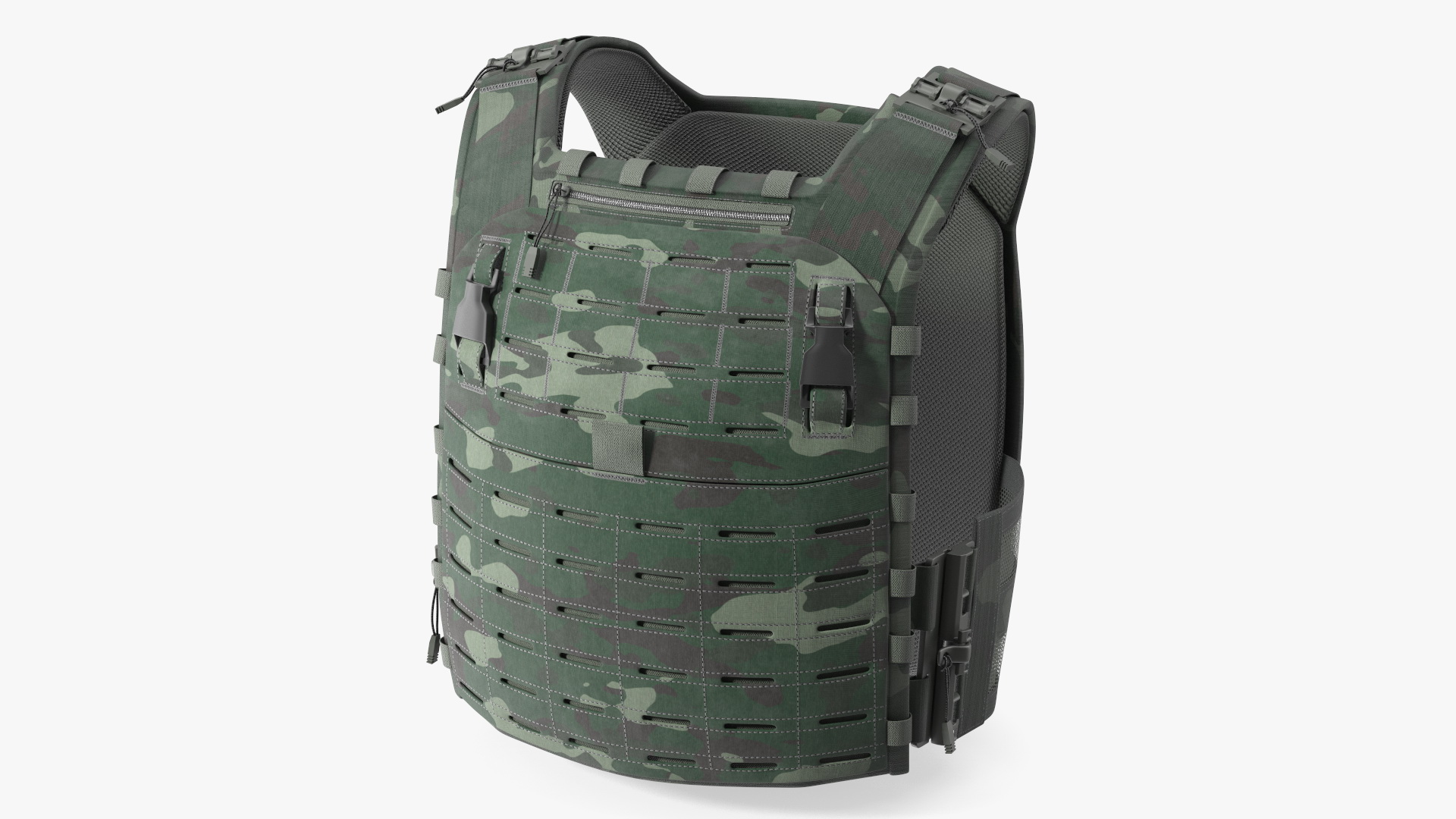 Adjustable Bulletproof Vest 3D