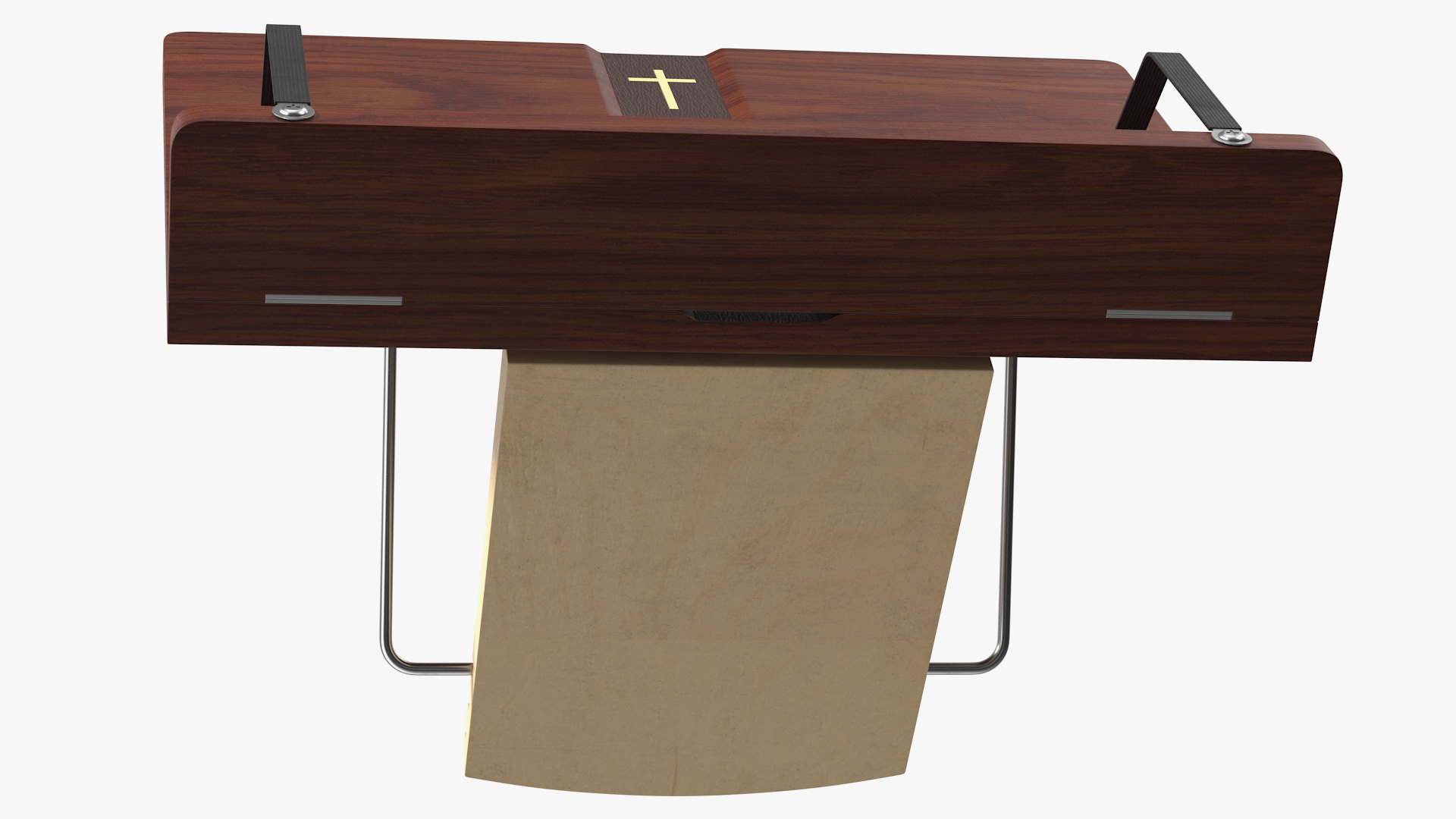 Wood Portable Reading Book Stand 3D