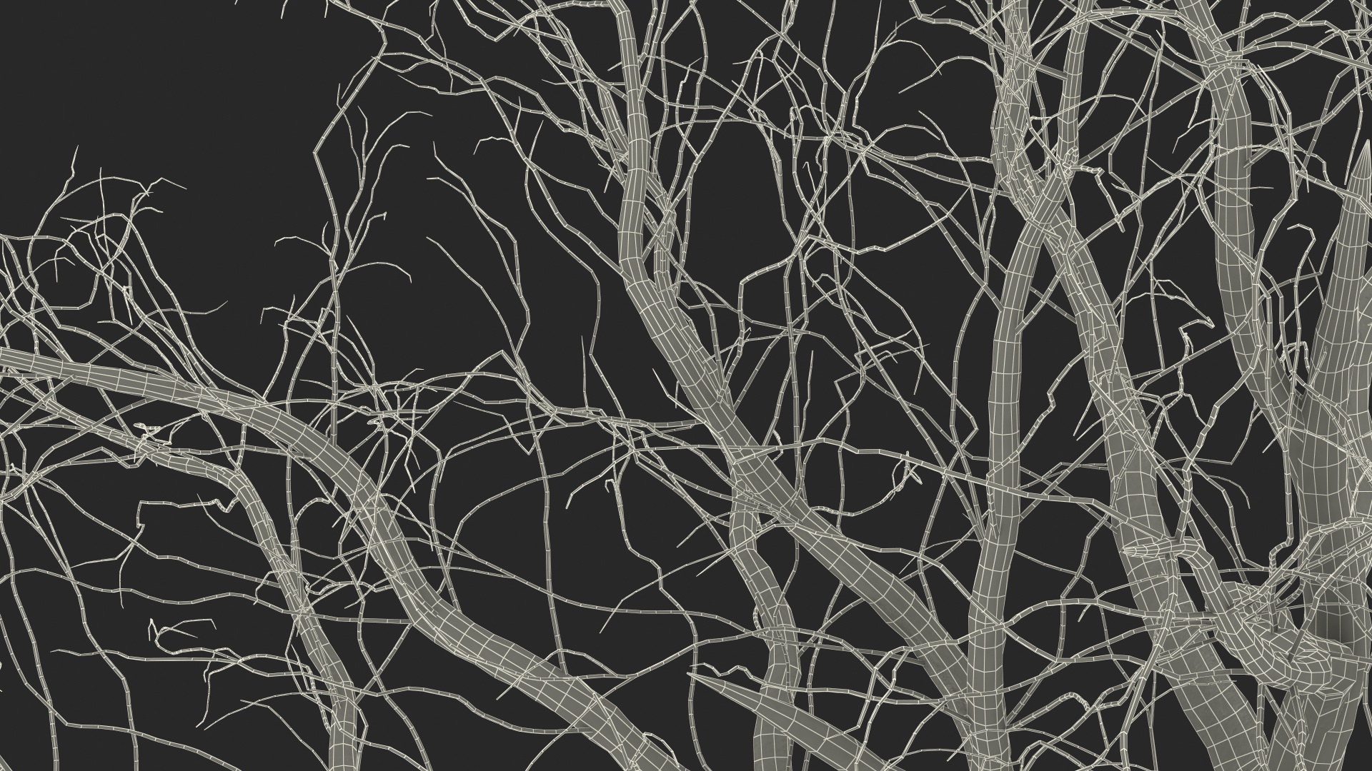 Winter Peach Tree 3D