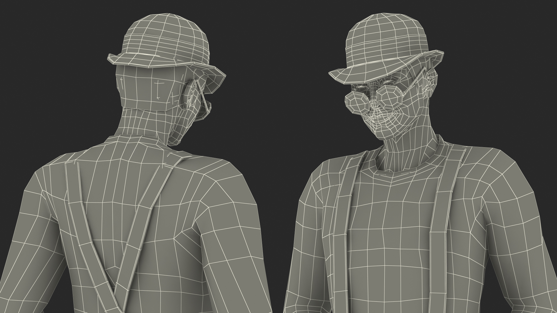 Fashionable Chinese Man With Sunglasses 3D model
