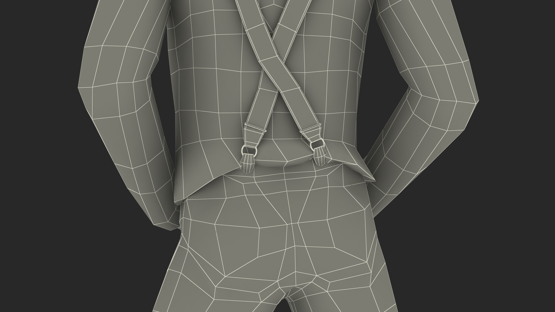 Fashionable Chinese Man With Sunglasses 3D model