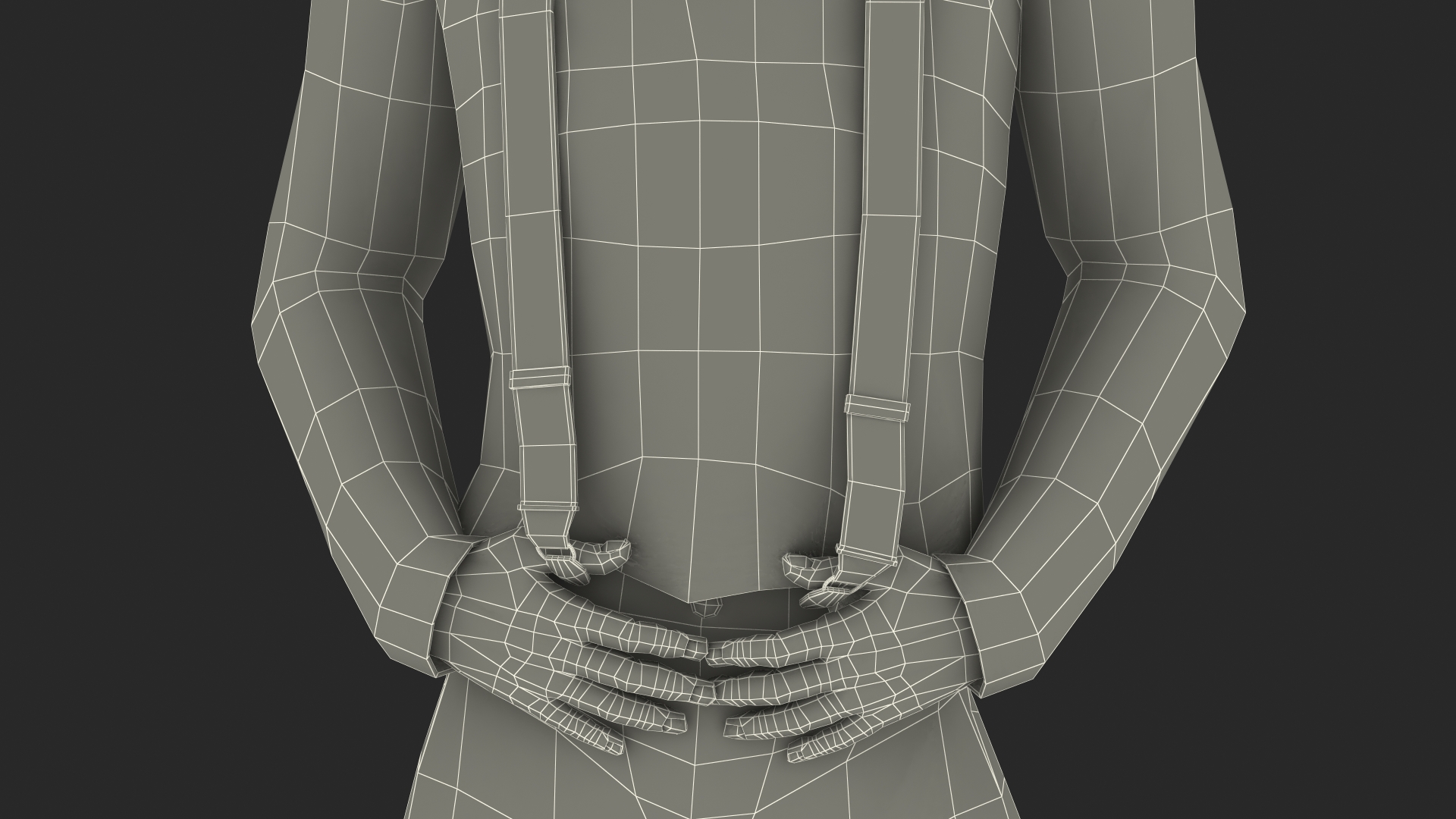 Fashionable Chinese Man With Sunglasses 3D model