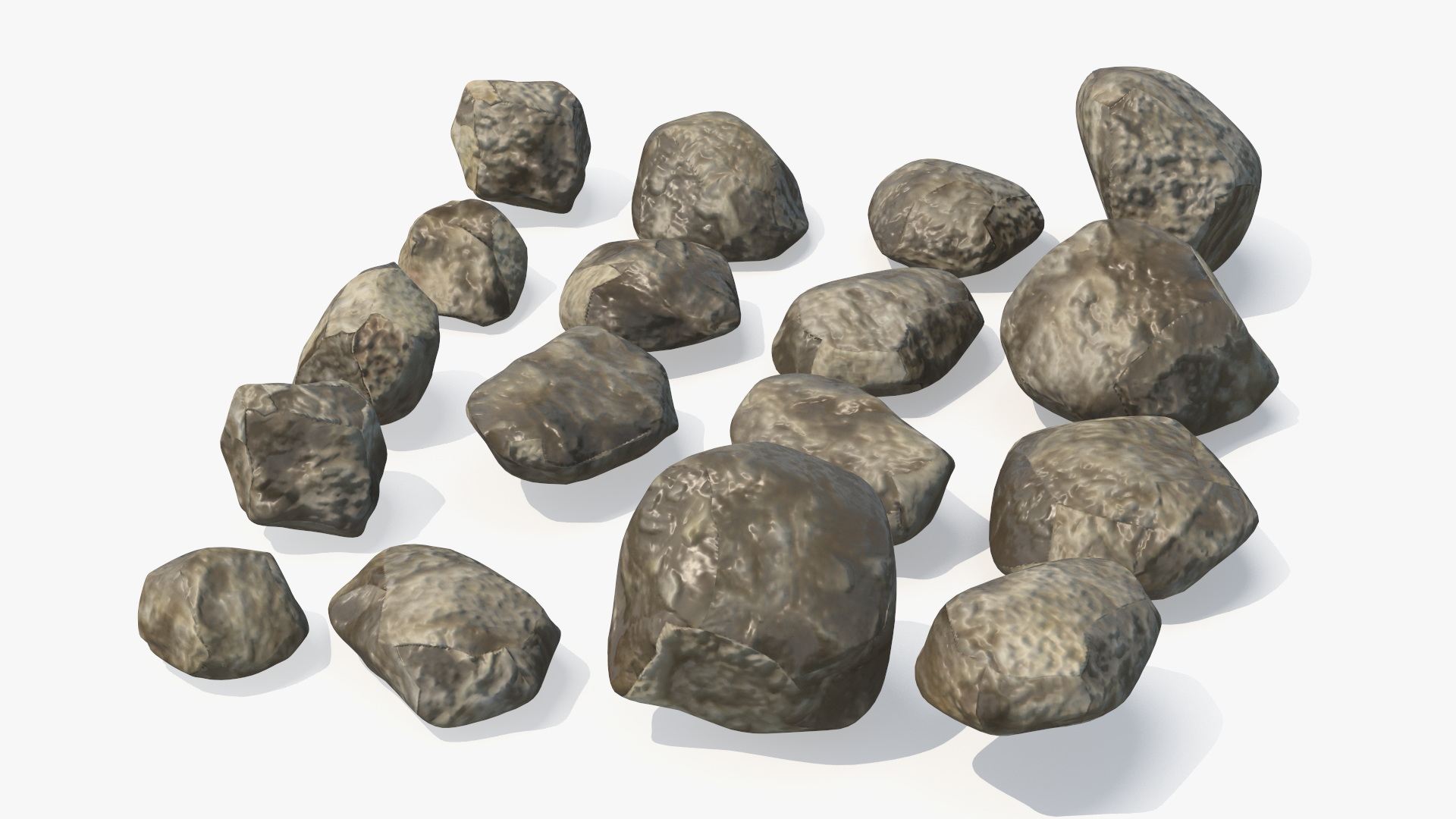 Natural Stone Set with Small Rocks - view 8