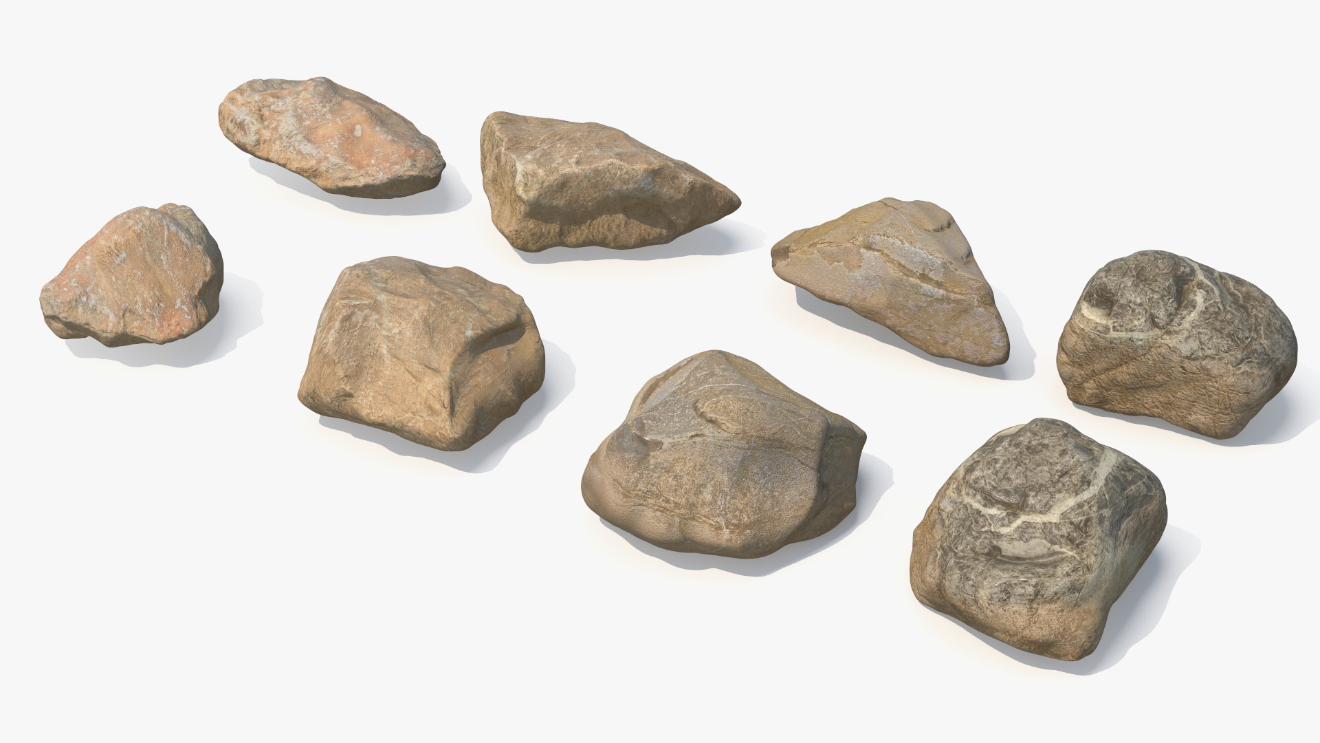 Natural Stone Set with Small Rocks - view 5