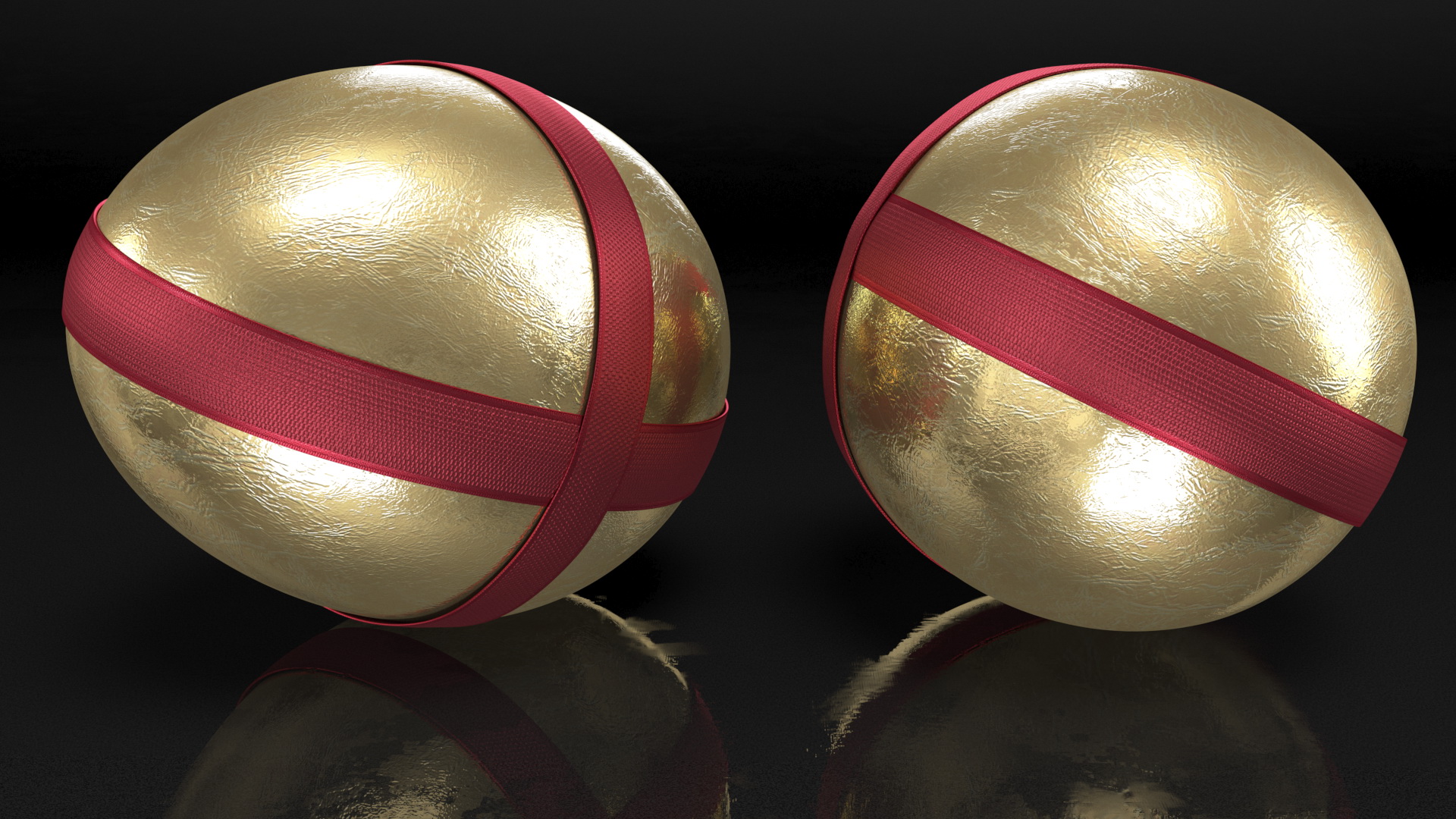 Golden Easter Egg 3D