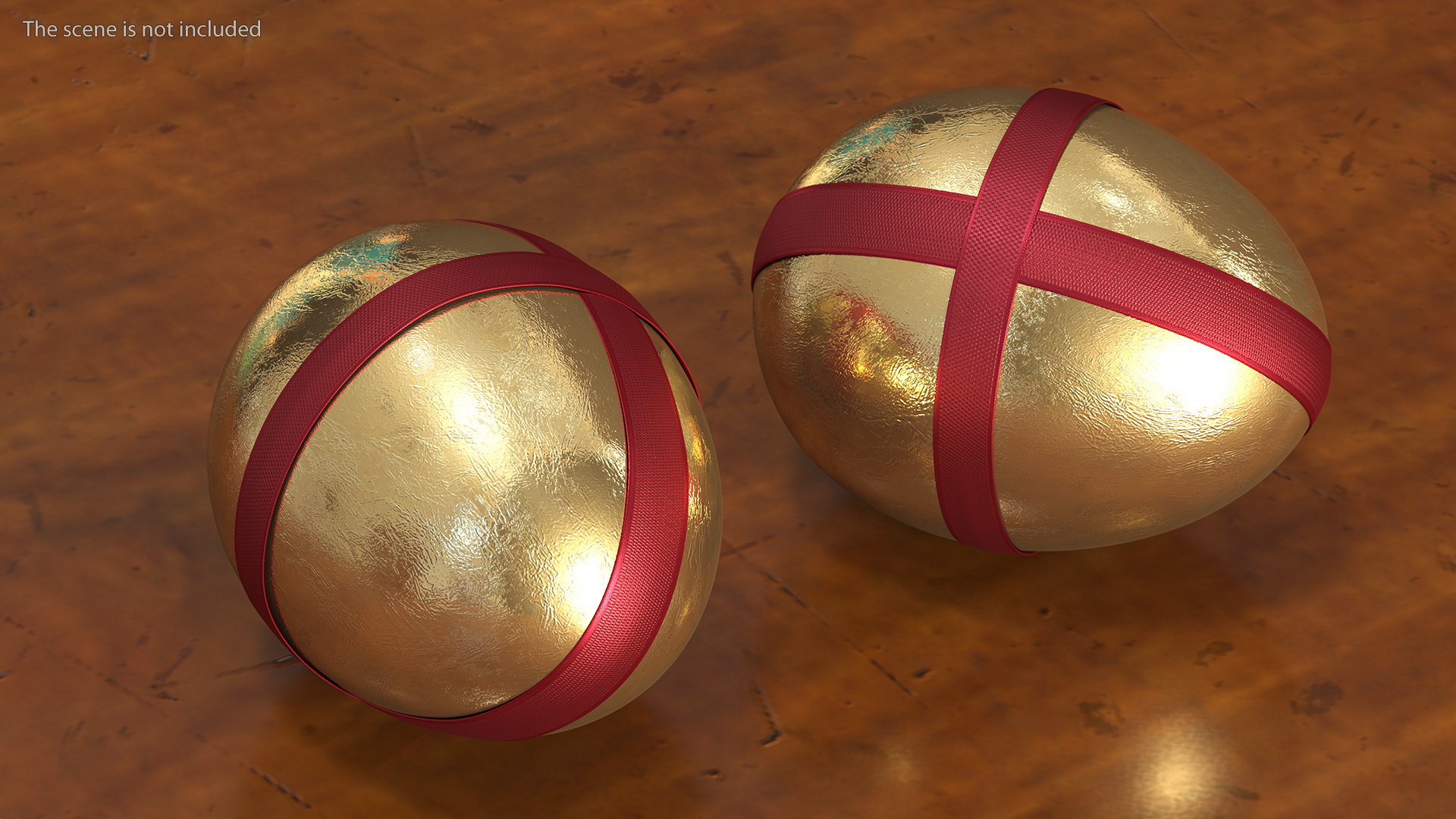 Golden Easter Egg 3D