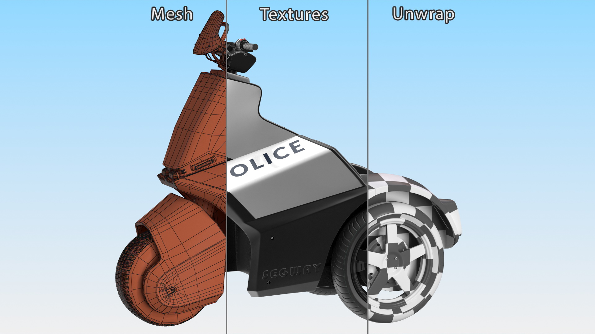 3D Segway SE 3 Patroller