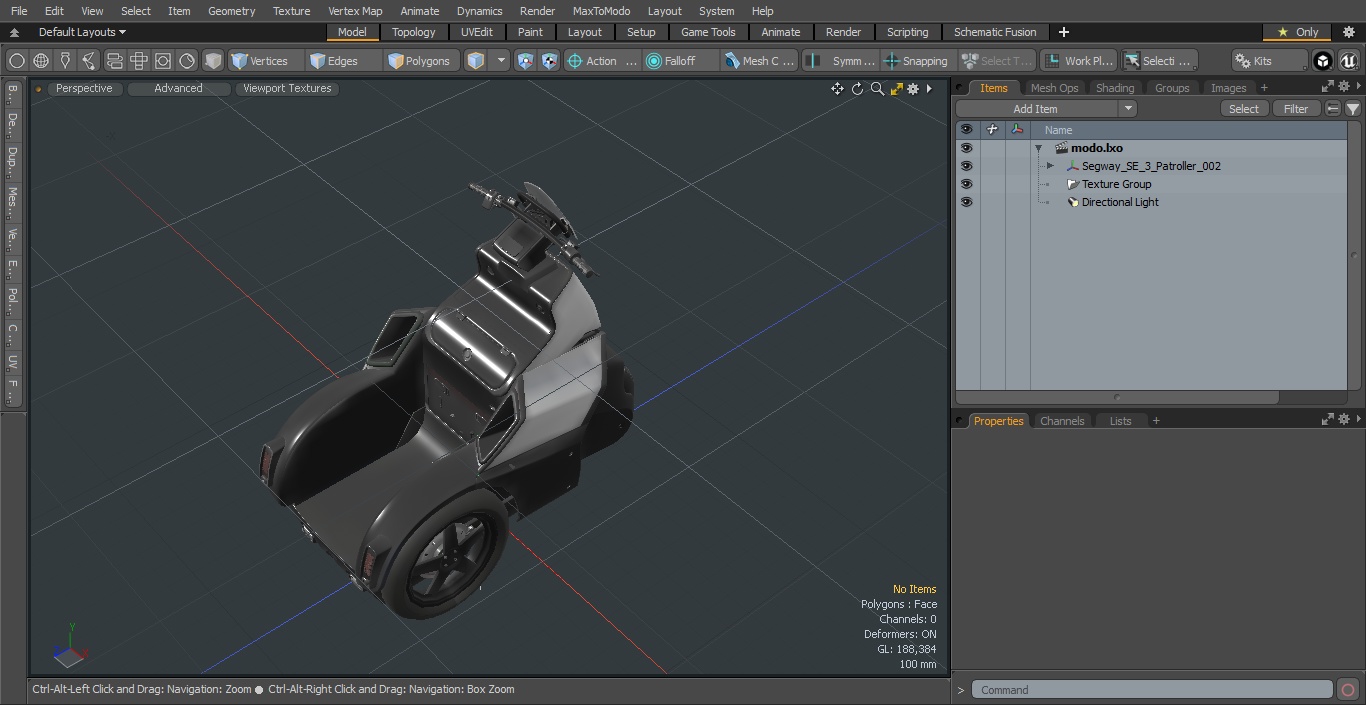 3D Segway SE 3 Patroller