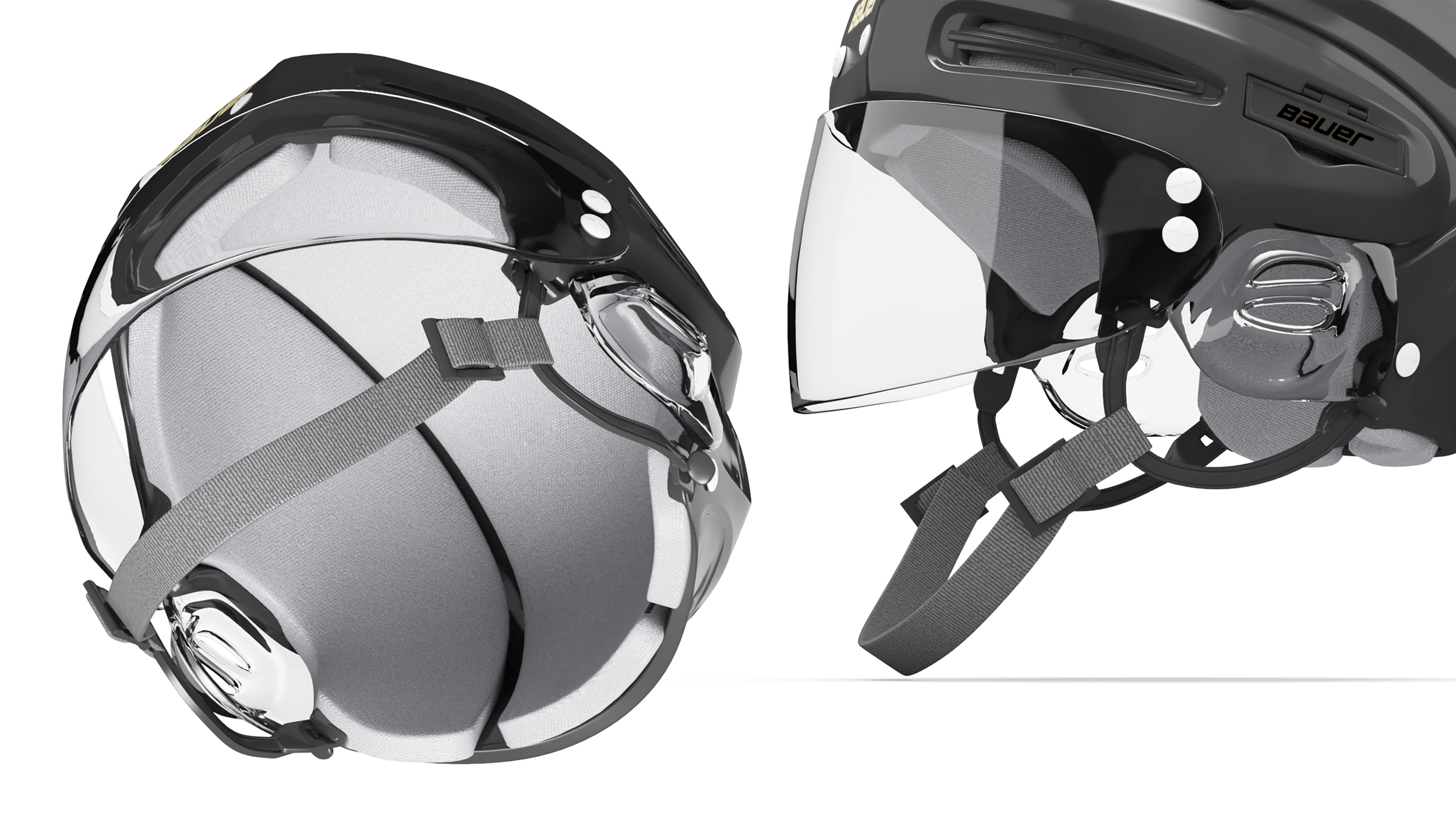 Hockey Helmet Boston Bruins 3D