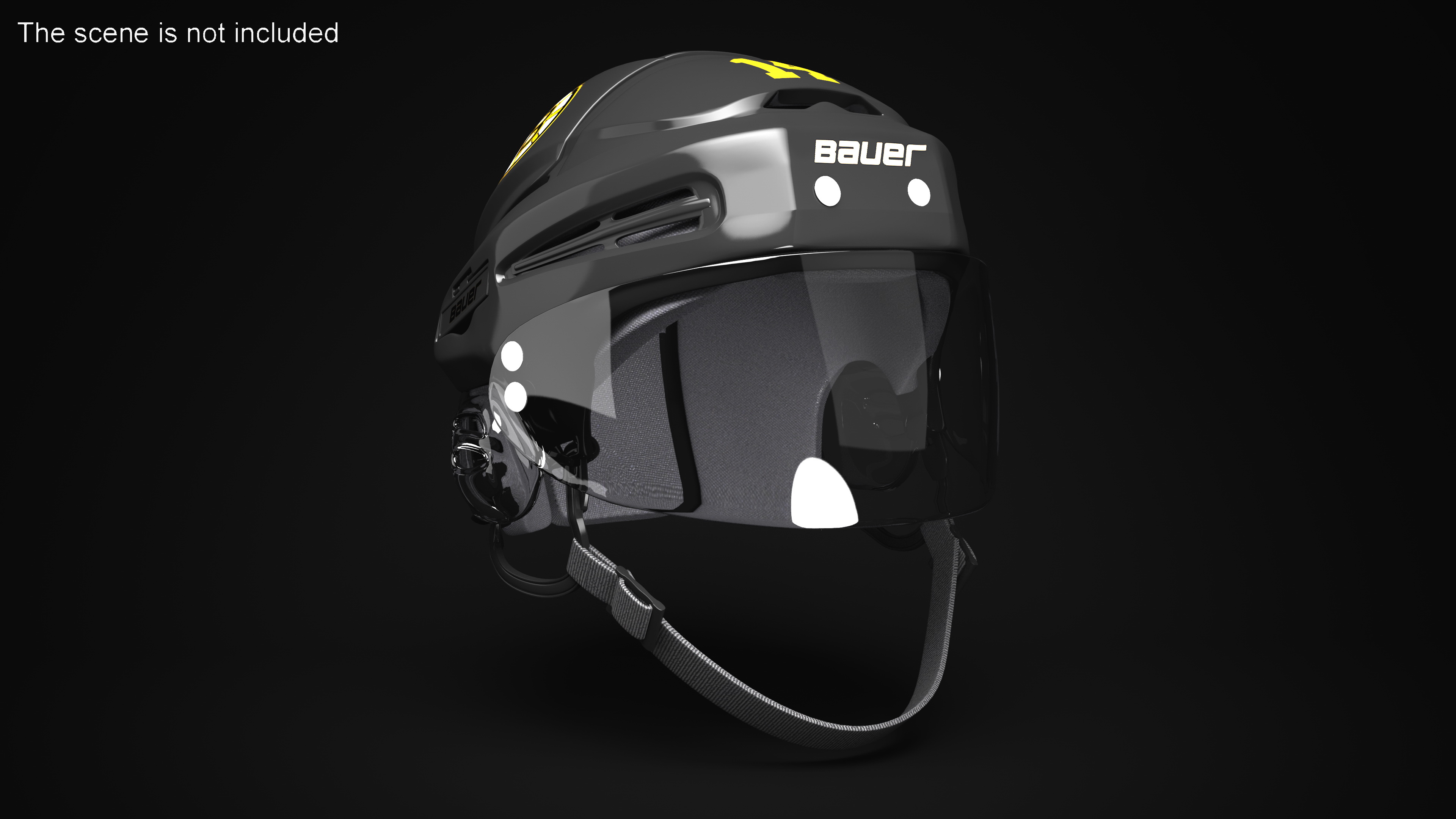 Hockey Helmet Boston Bruins 3D