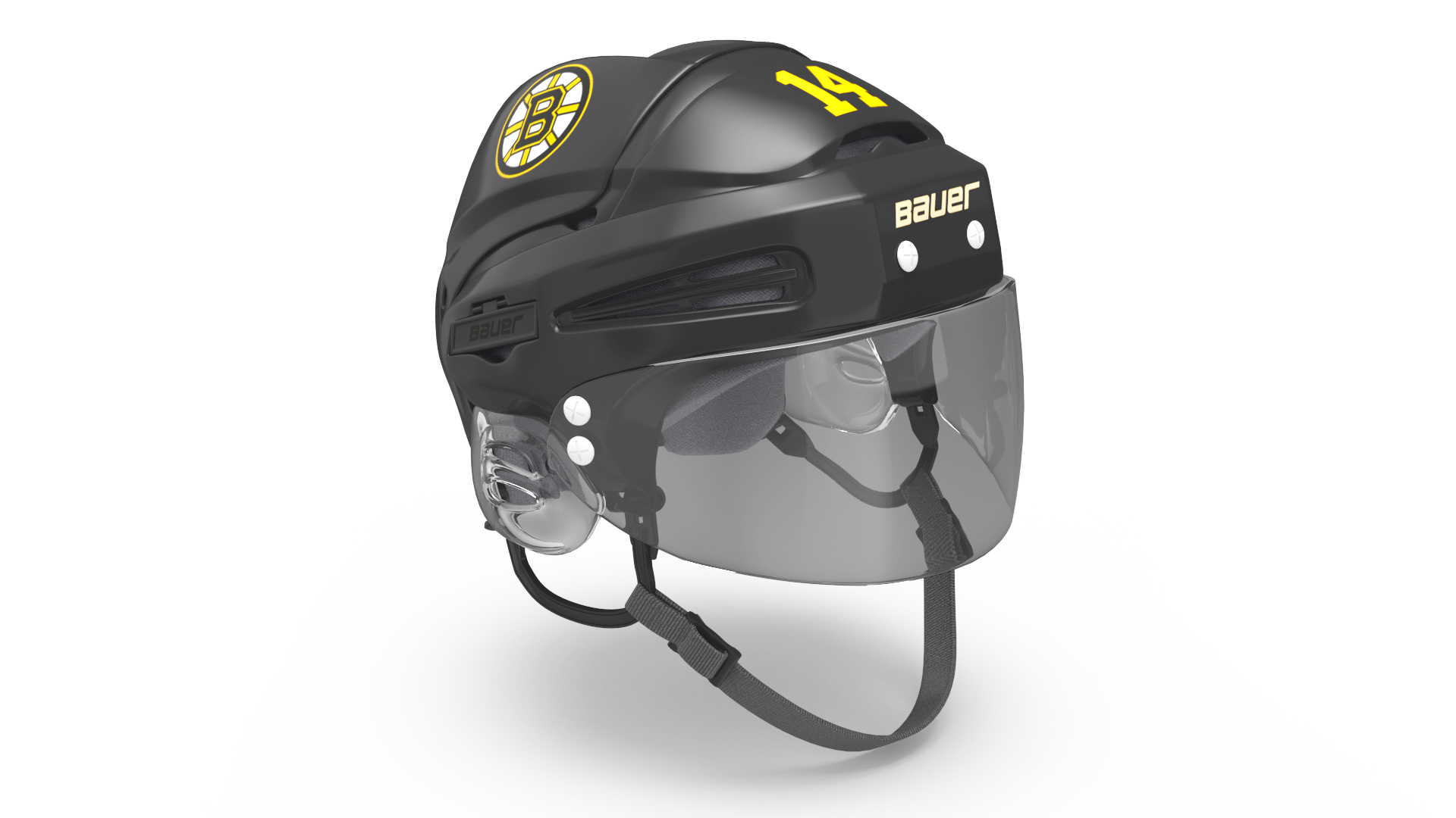 Hockey Helmet Boston Bruins 3D