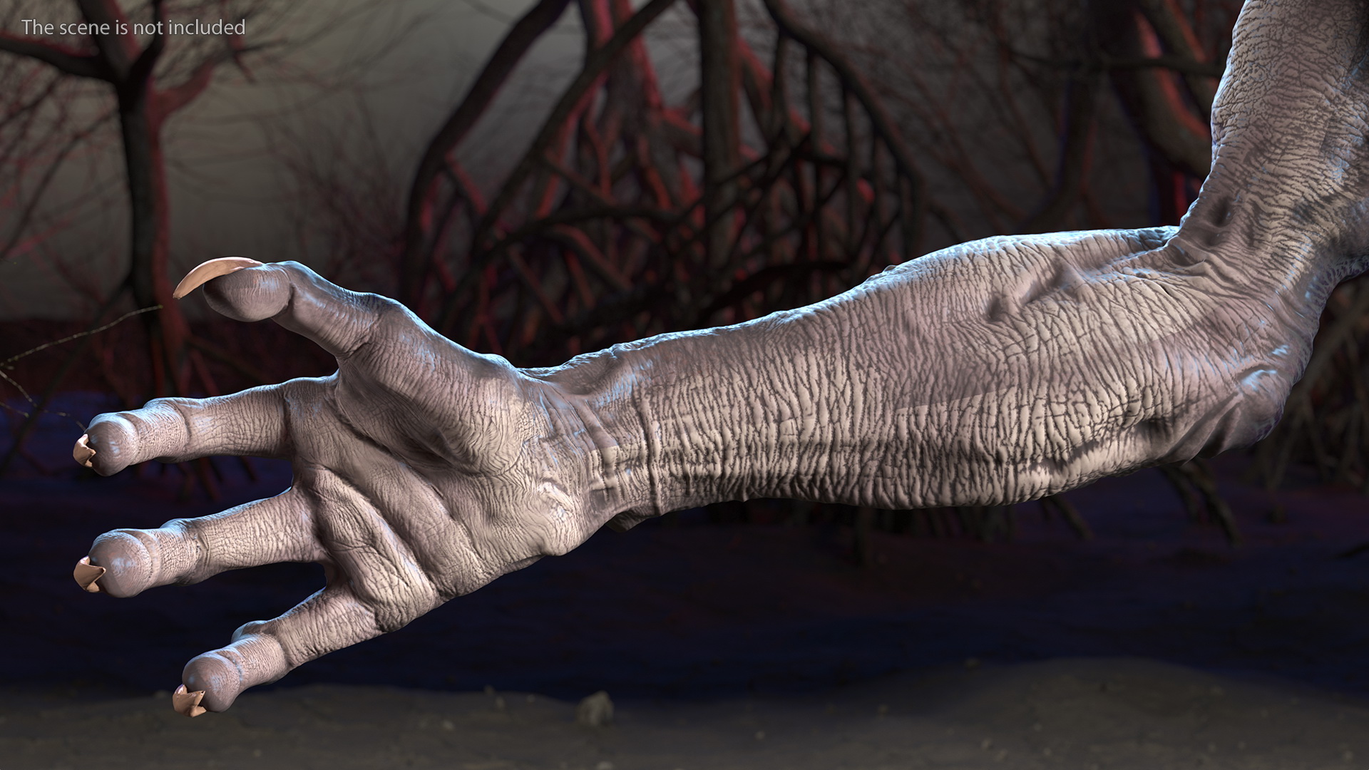 3D model Monster Creature Arm