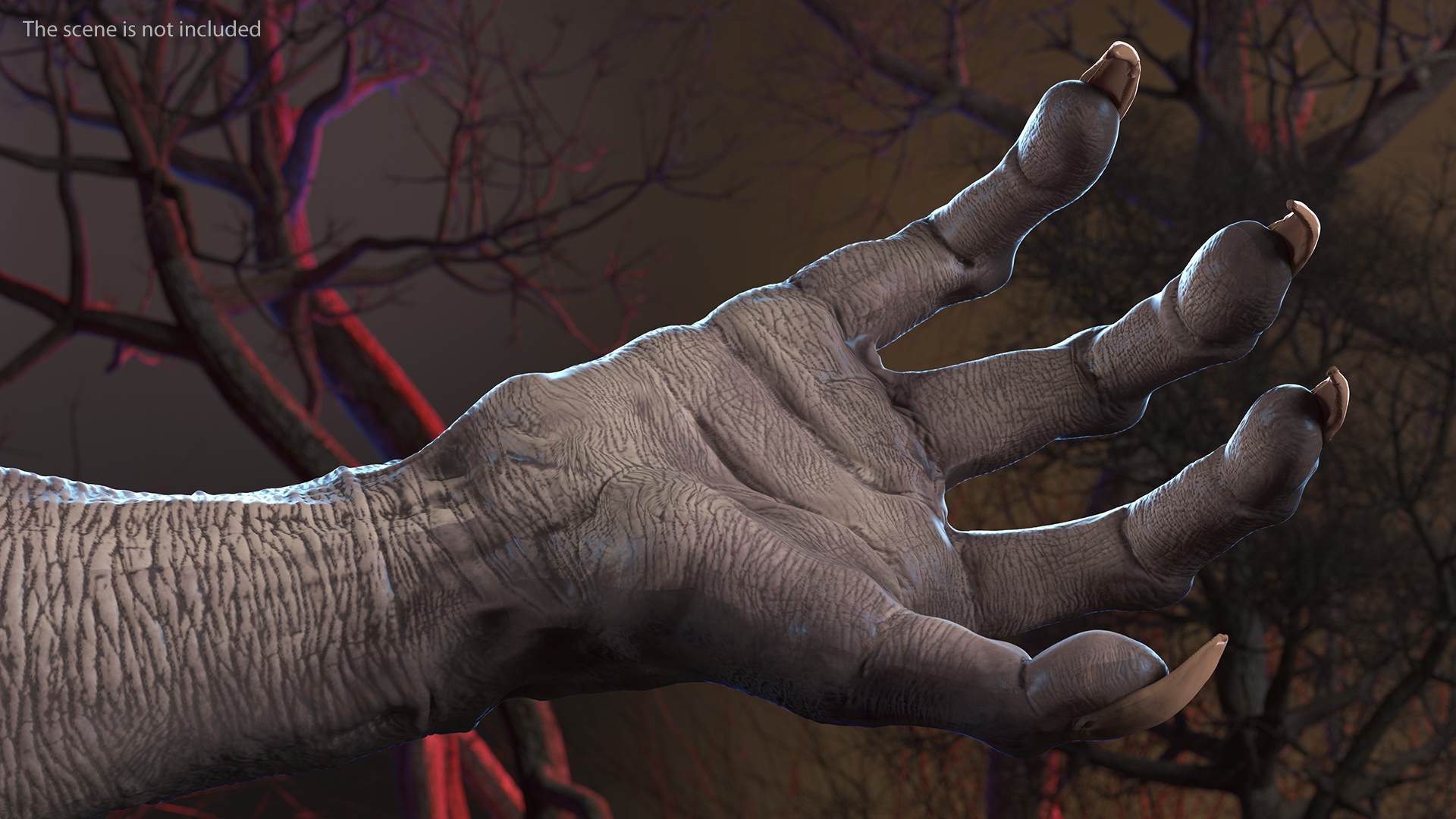 3D model Monster Creature Arm