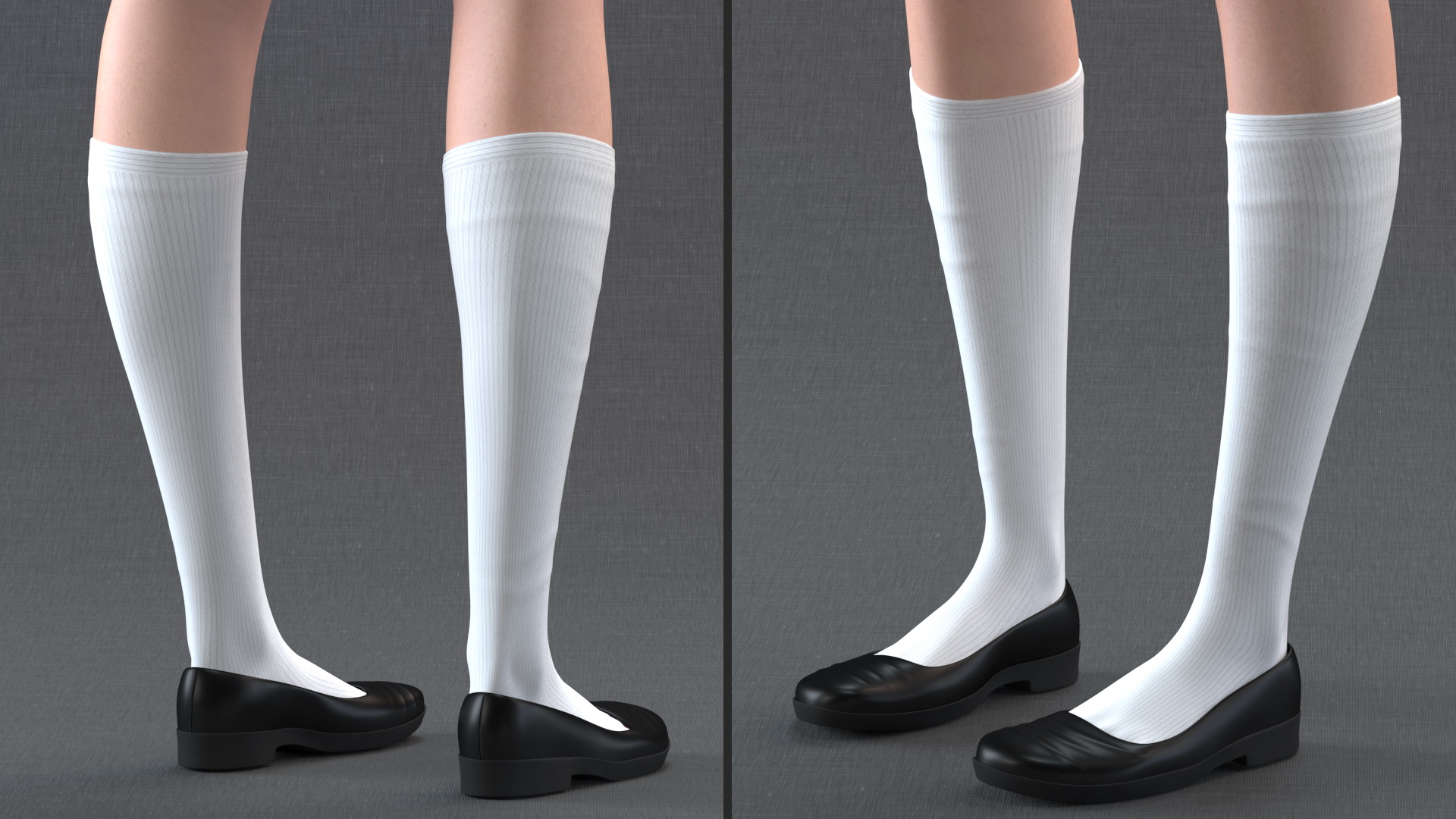 Happy Chinese Schoolgirl 3D model