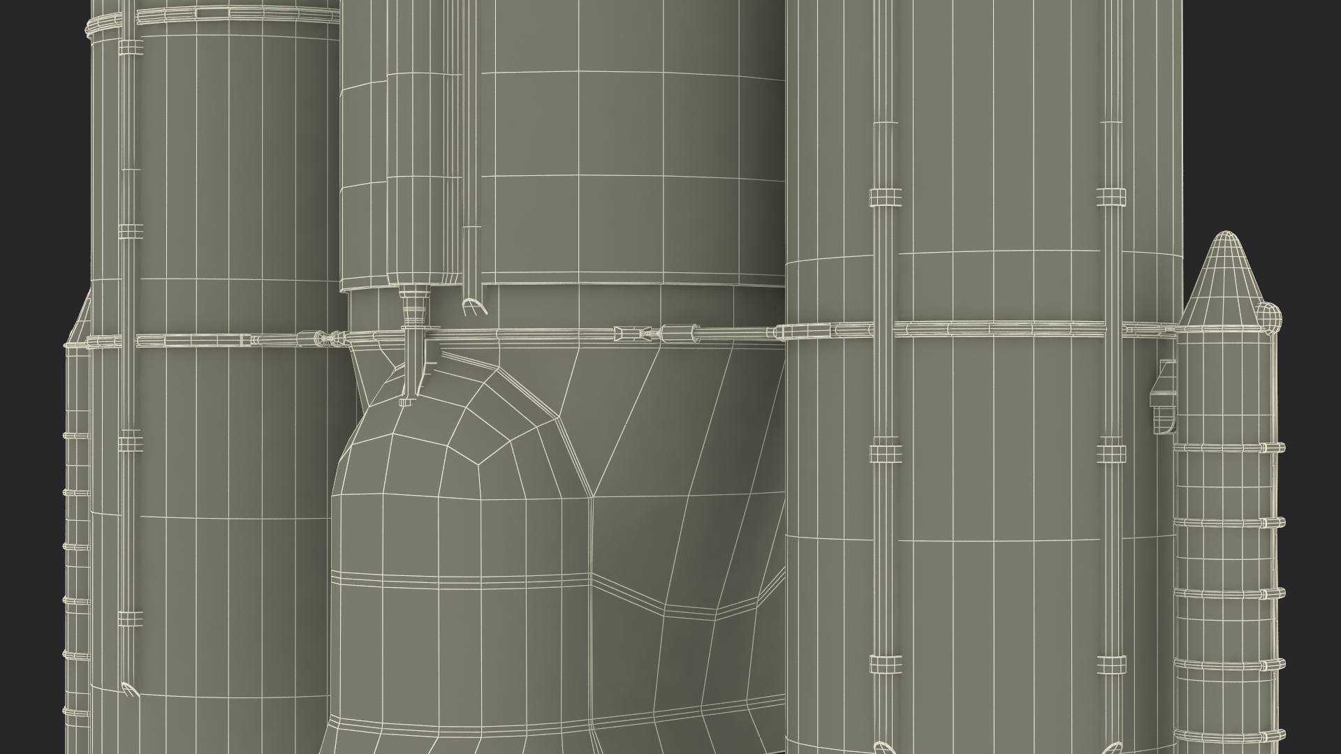 3D Space Research Rocket