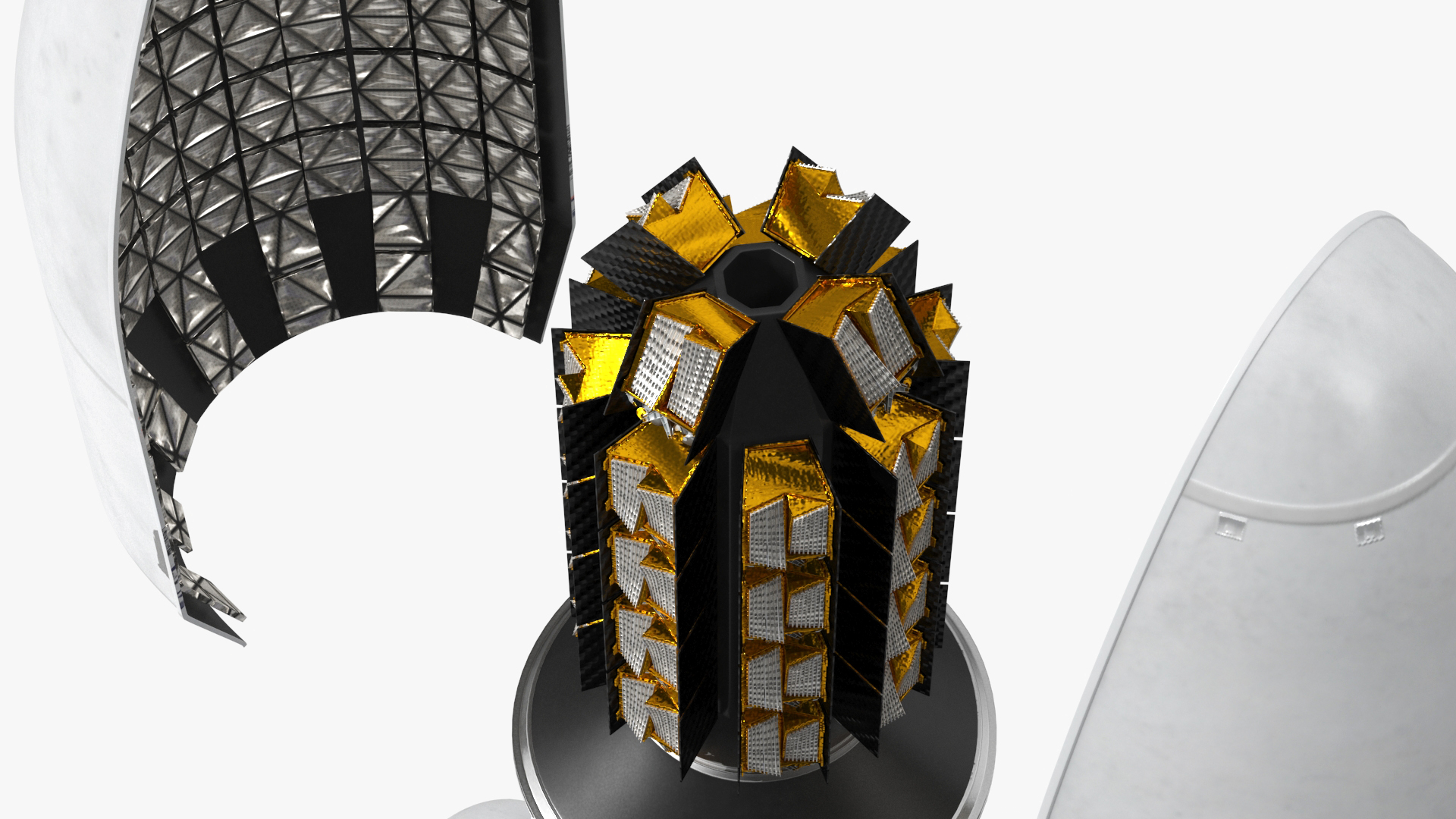3D Space Research Rocket