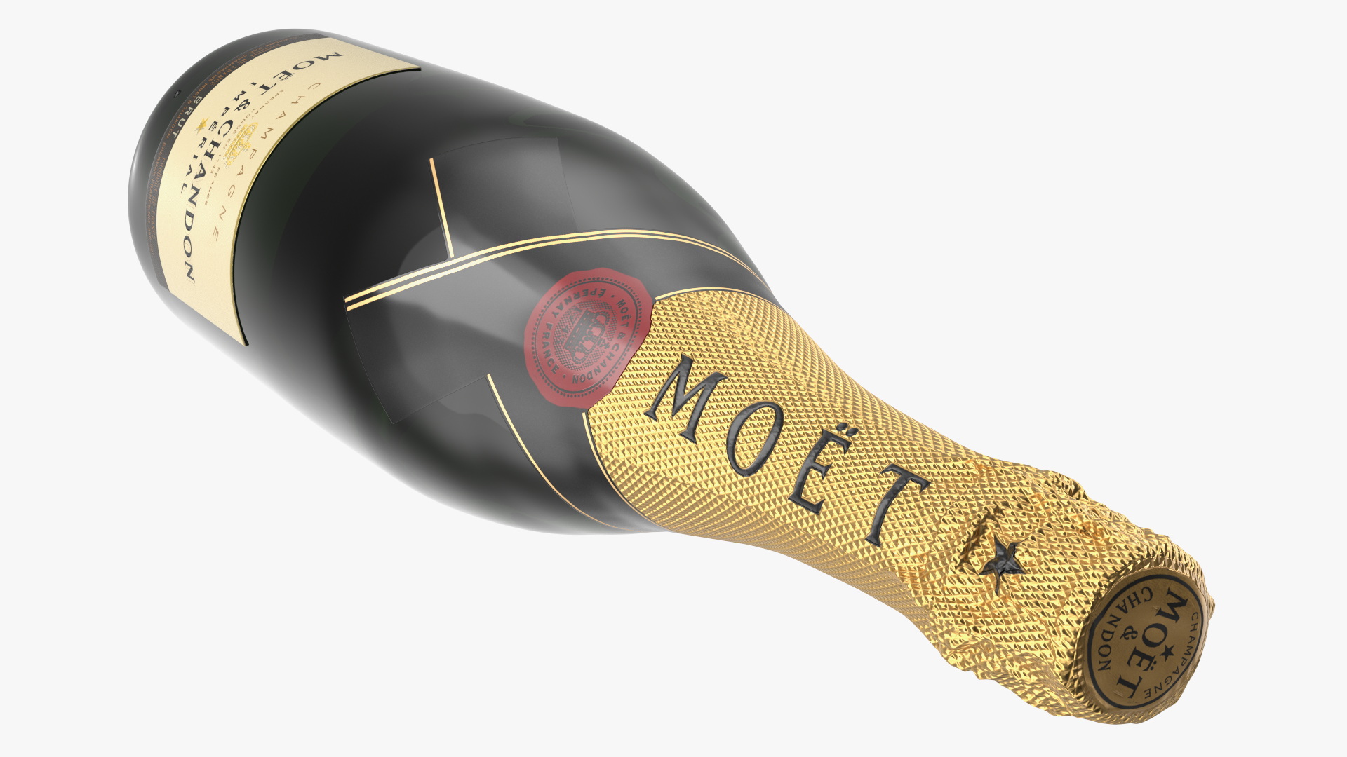 Champagne Bottle Moet and Chandon Brut Imperial 3D