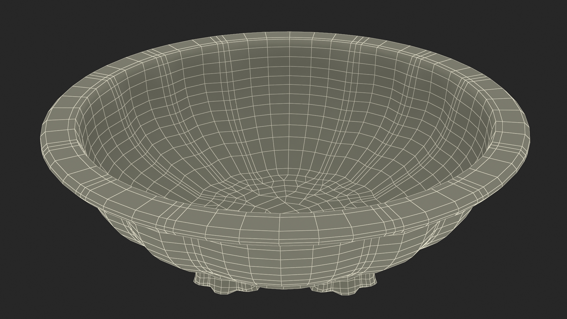 Asian Tea Table Set 3D model
