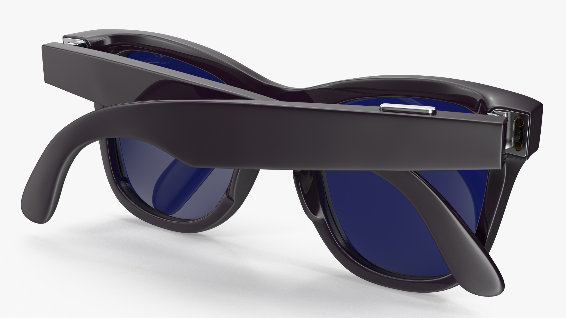 Smart Glasses Classic Style Folded 3D model