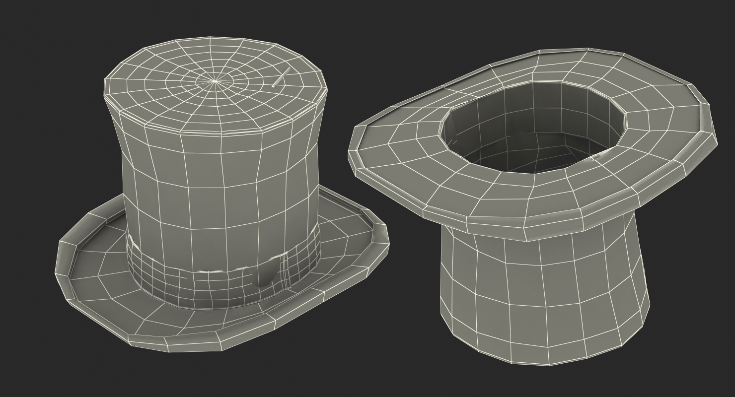 Tall Top Hat 3D