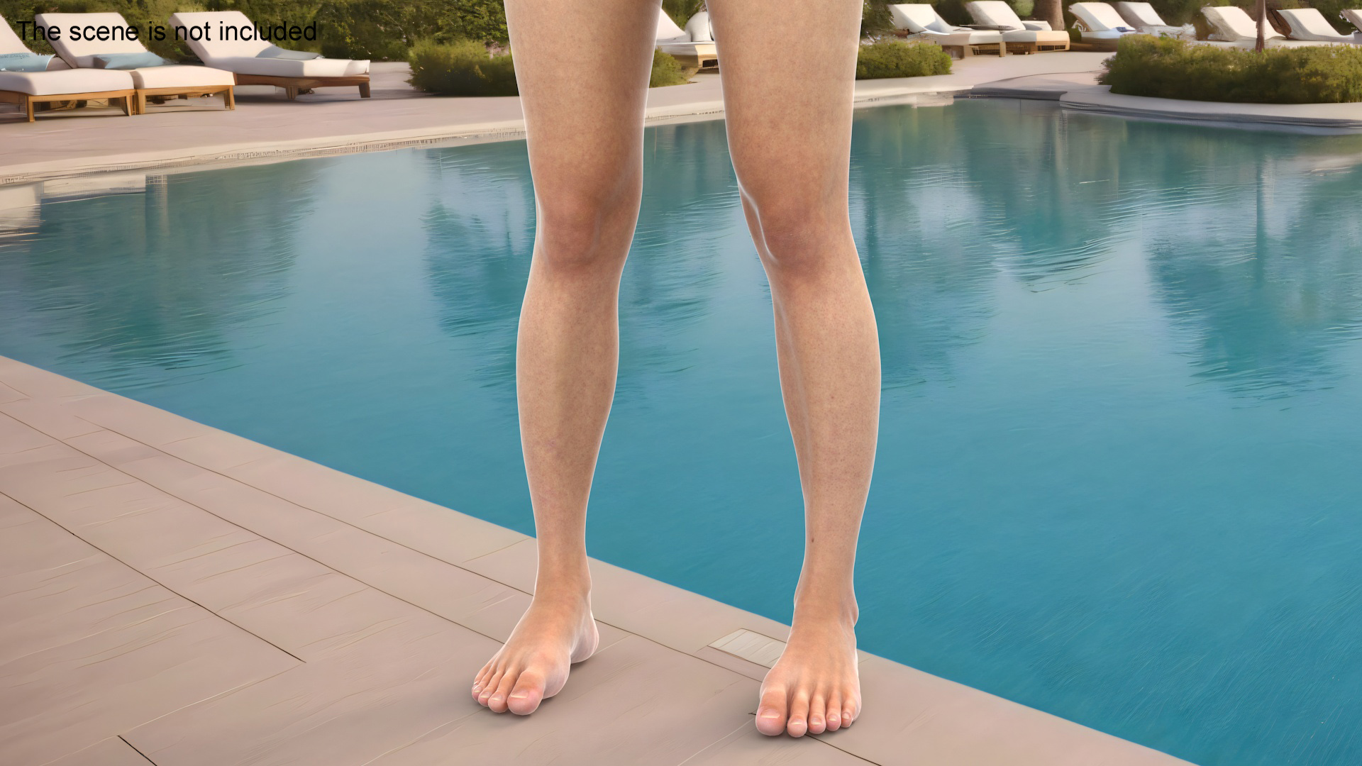 3D Female Legs