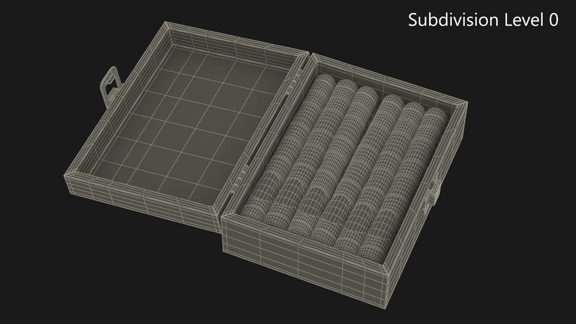 3D model Box of Leira Long Cannabis Cigar in Foil